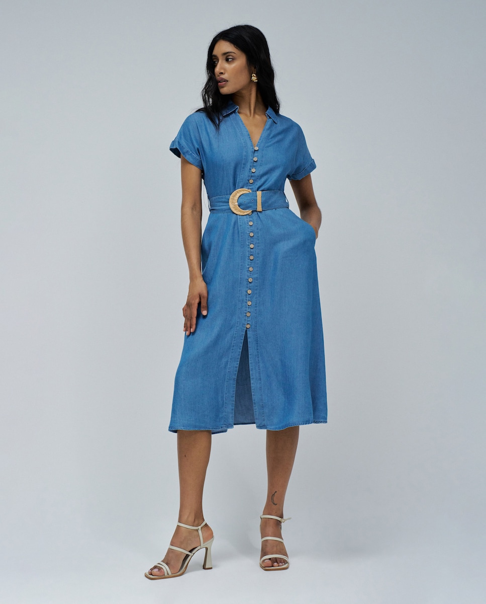 Vestido Vaquero Vestidos Denim Corte Ingles Vestido Largo Vestidos