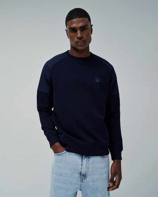 Imagen 0 de Sudadera de hombre con mezcla de materiales