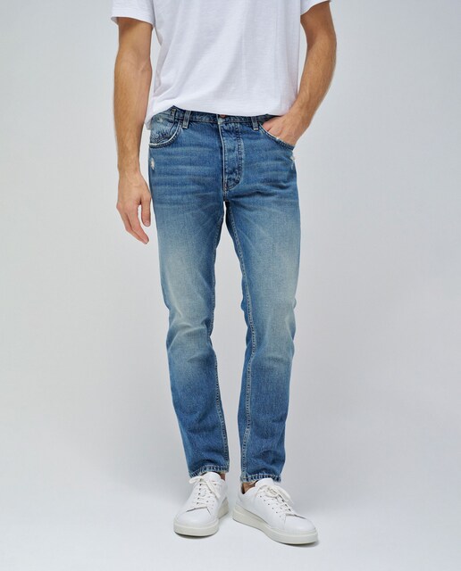 Imagen 0 de Vaquero de hombre regular fit con rotos