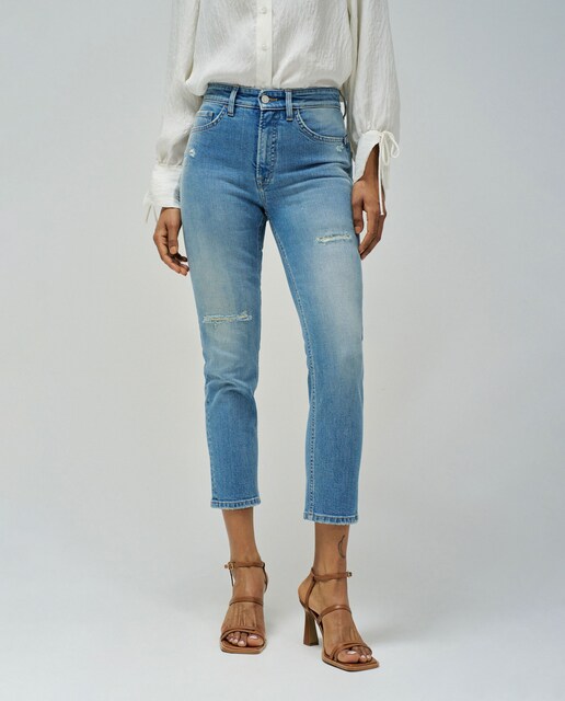 Imagen 0 de Vaqueros de mujer faith push in cropped slim
