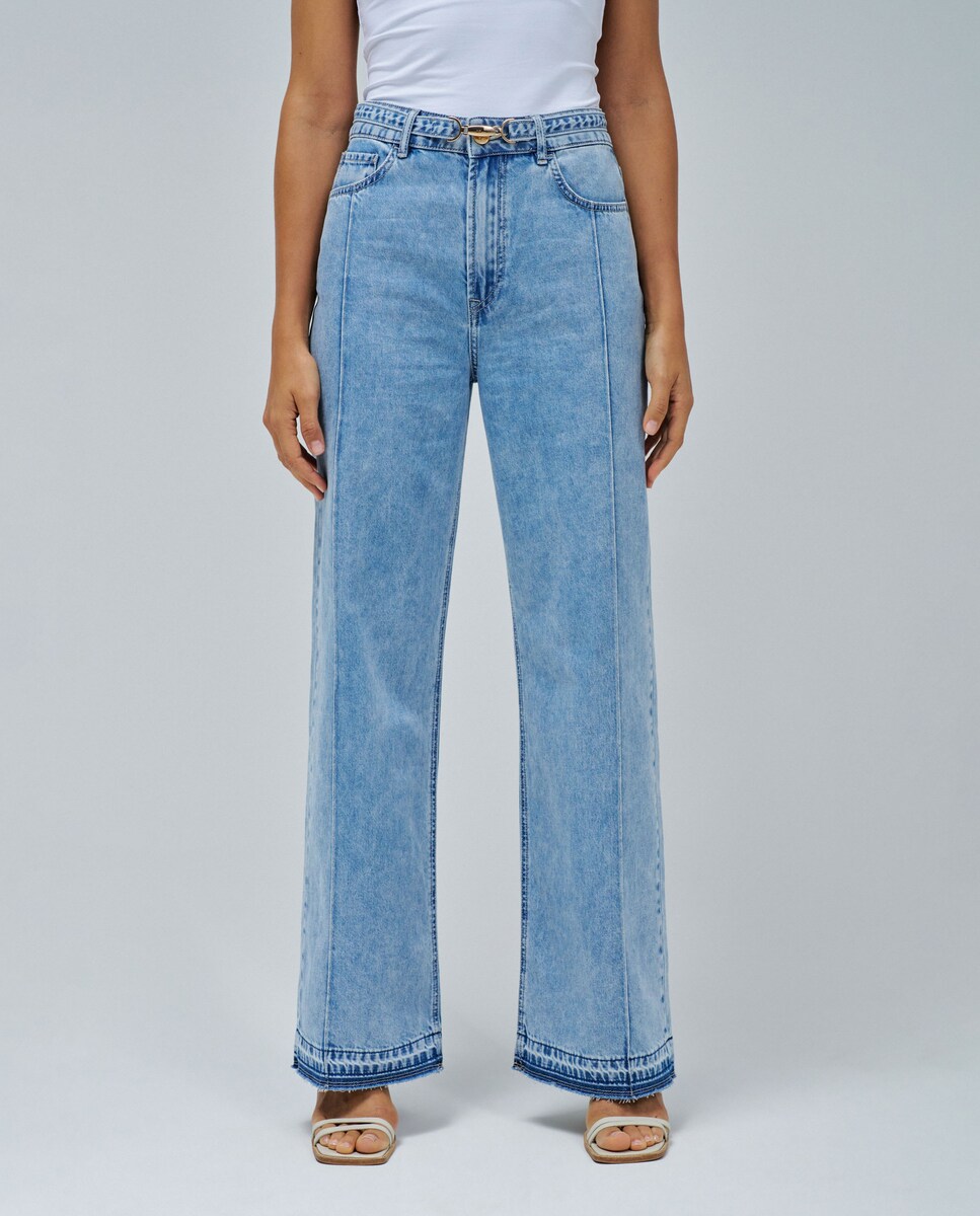 Vaqueros de mujer wide leg lightdenim · Salsa Jeans · El Corte Inglés