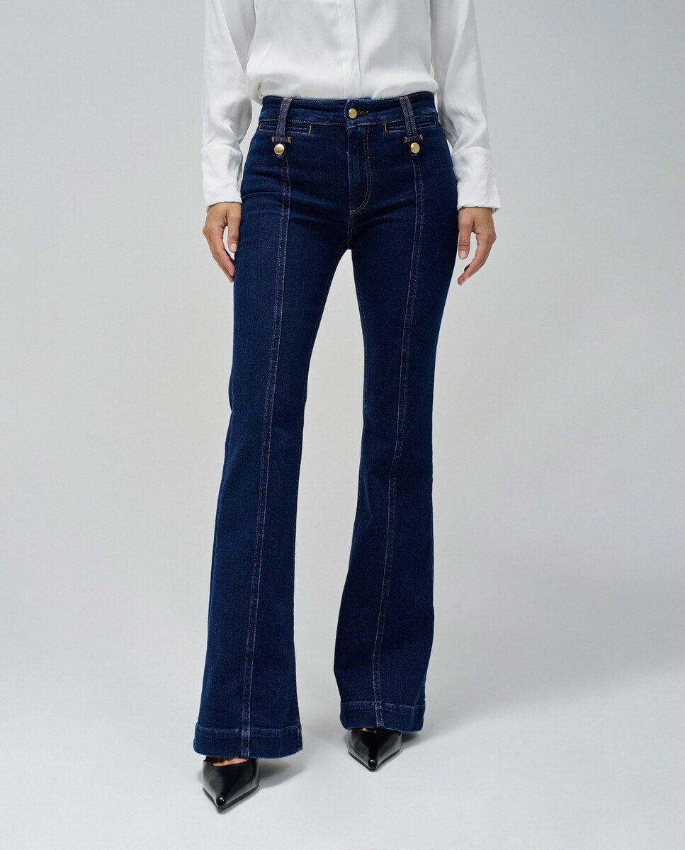 Moda Vaqueros De Salsa En El Corte Ingles Pantalón Ancho De Mujer