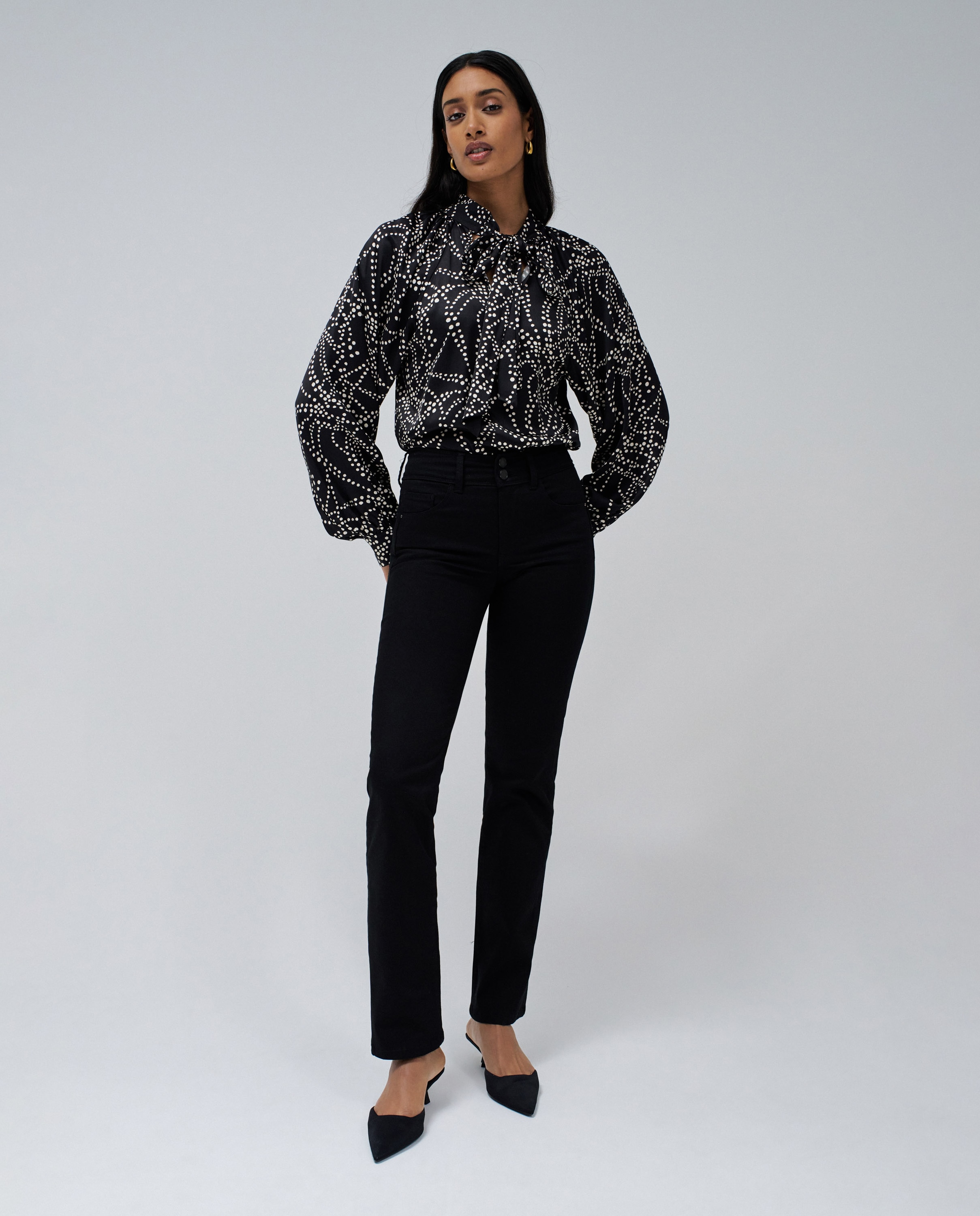 Salsa Jeans - Vaqueros Secret push in rectos de mujer.