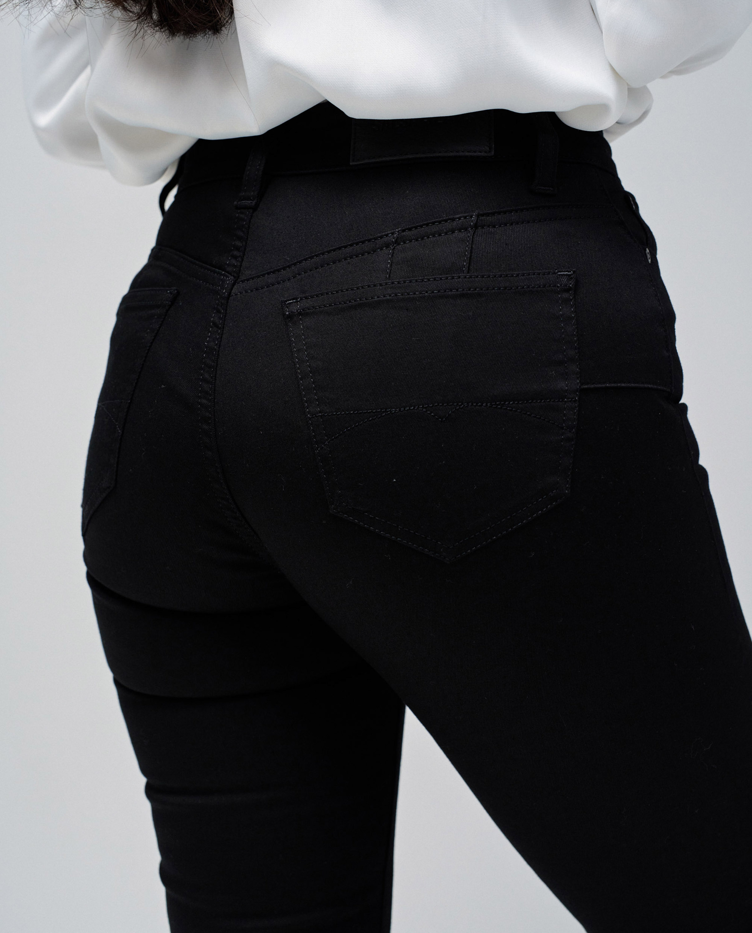 Vaqueros destiny push up flare de mujer - Salsa Jeans - Negro Negro-4