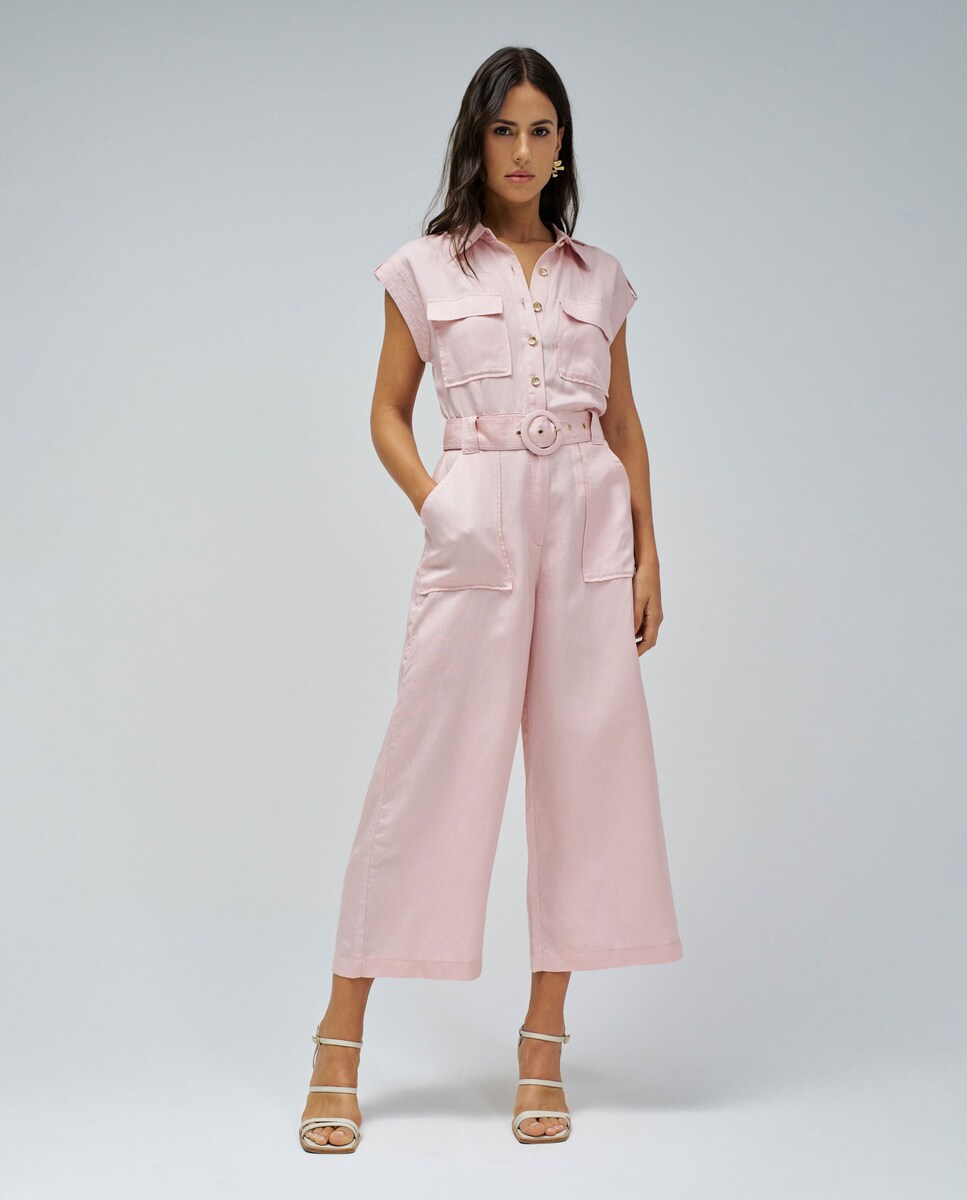 Mono de mujer en lightdenim con cinturón · Salsa Jeans · El Corte