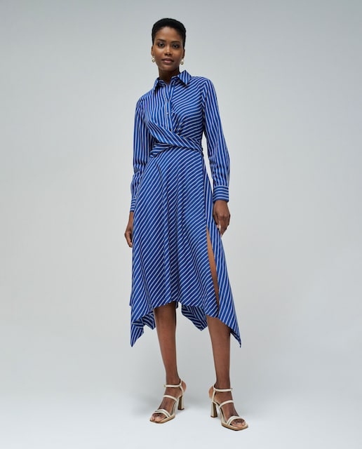 Imagen 0 de Vestido de mujer midi asimétrico