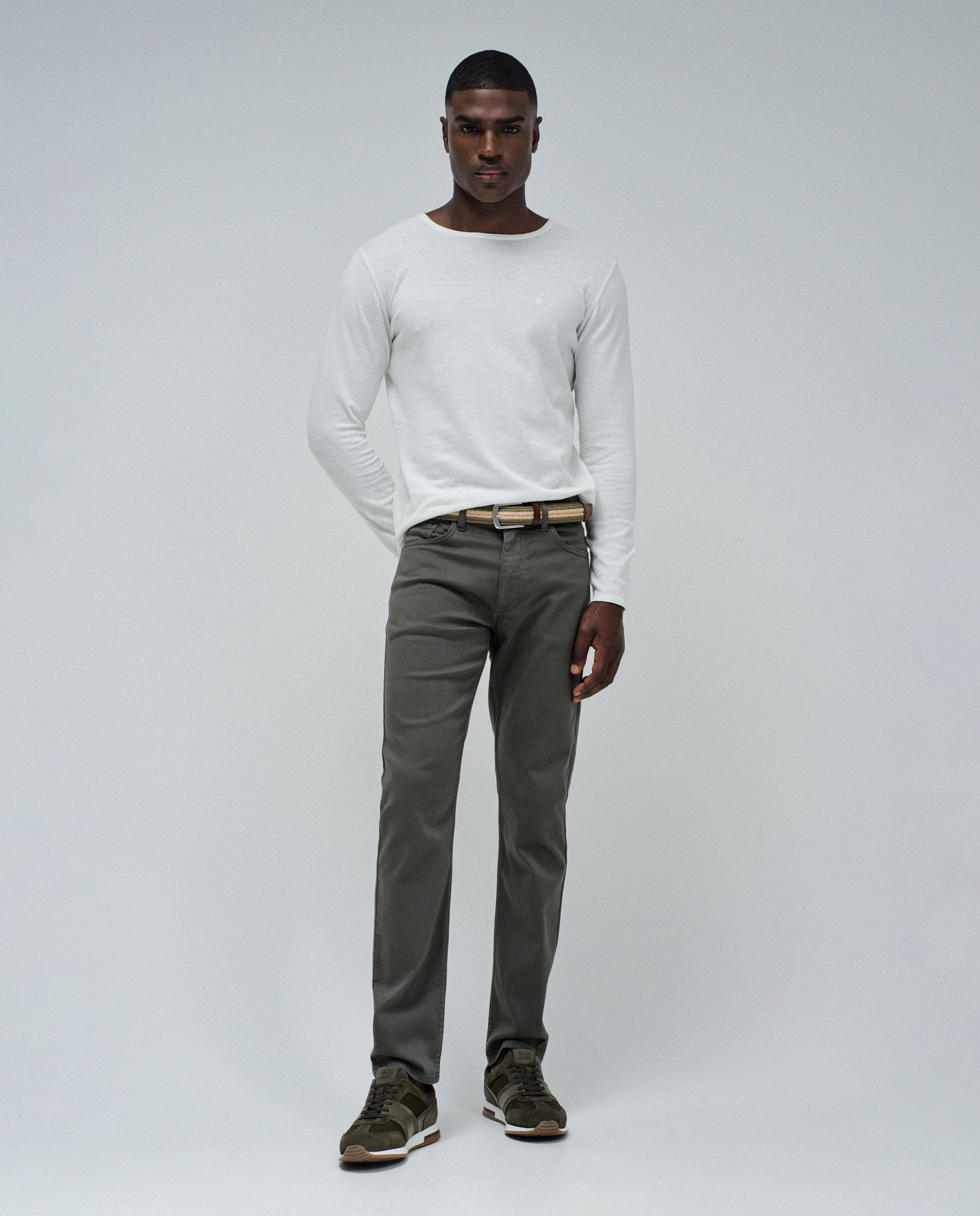 Salsa Jeans - Pantalones de hombre cinco bolsillos slim fit s-activ.