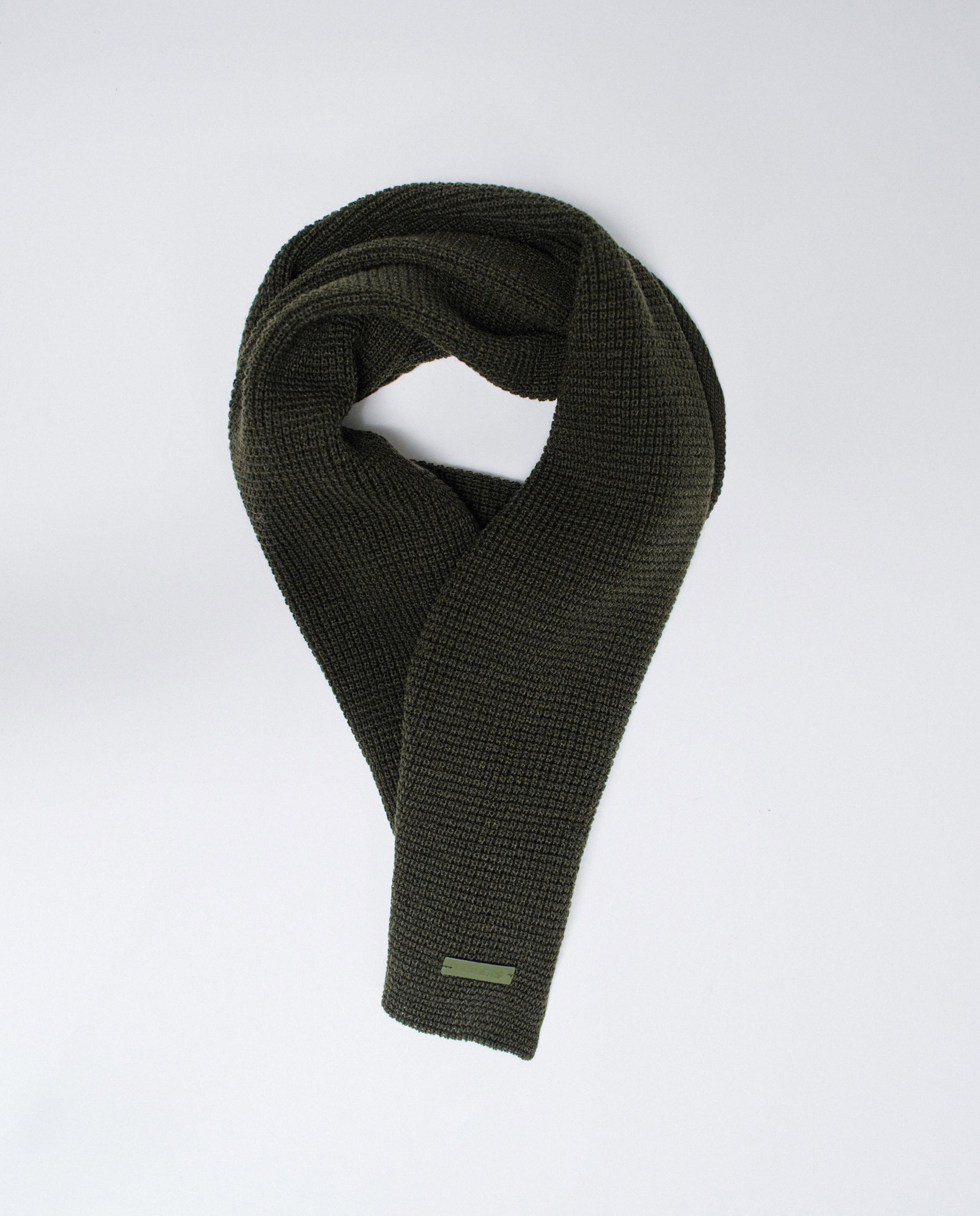Bufanda de hombre de punto - Salsa Jeans - Verde oscuro Verde oscuro-3