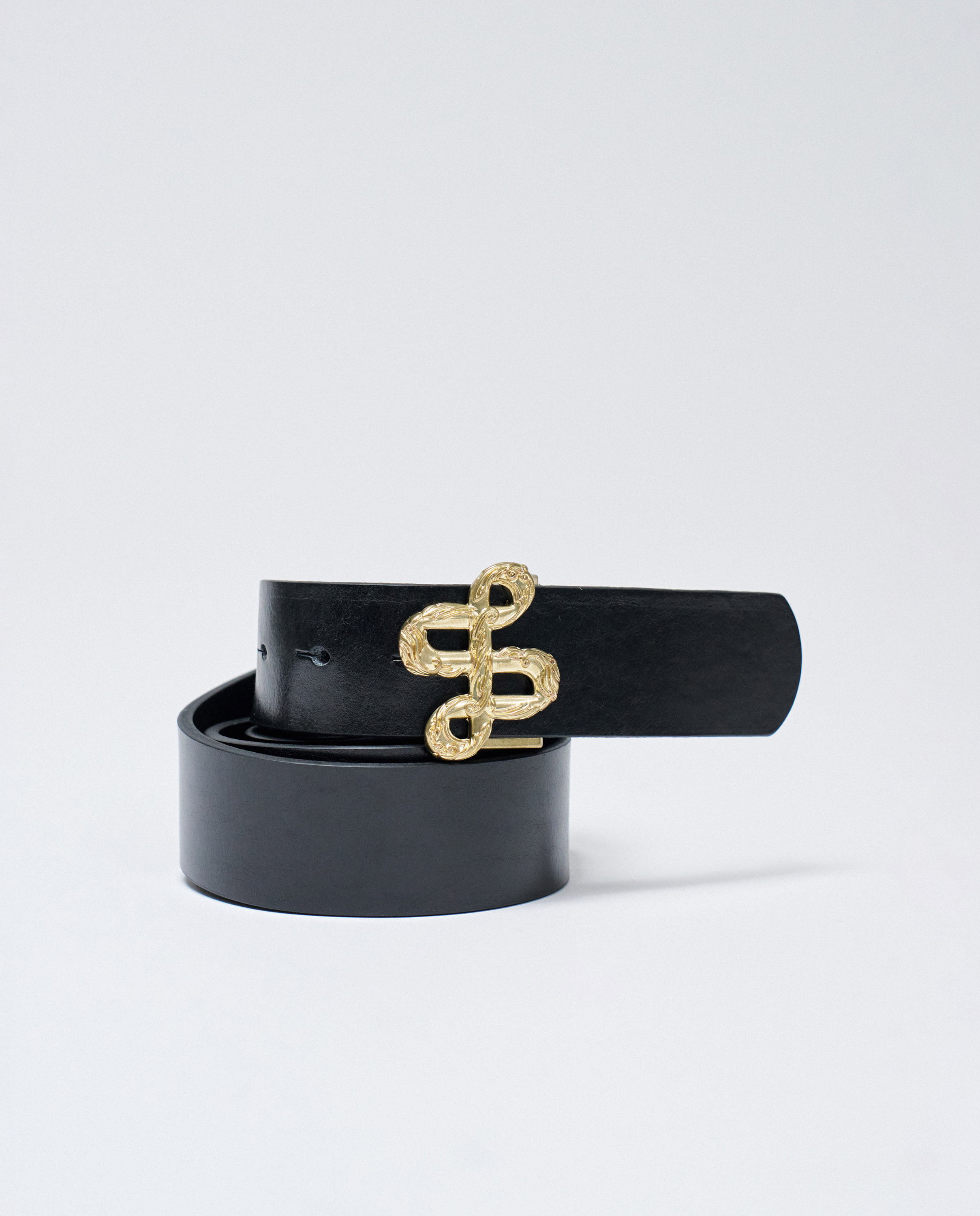 Cinturón de mujer de cuero - Salsa Jeans - Negro Negro-4