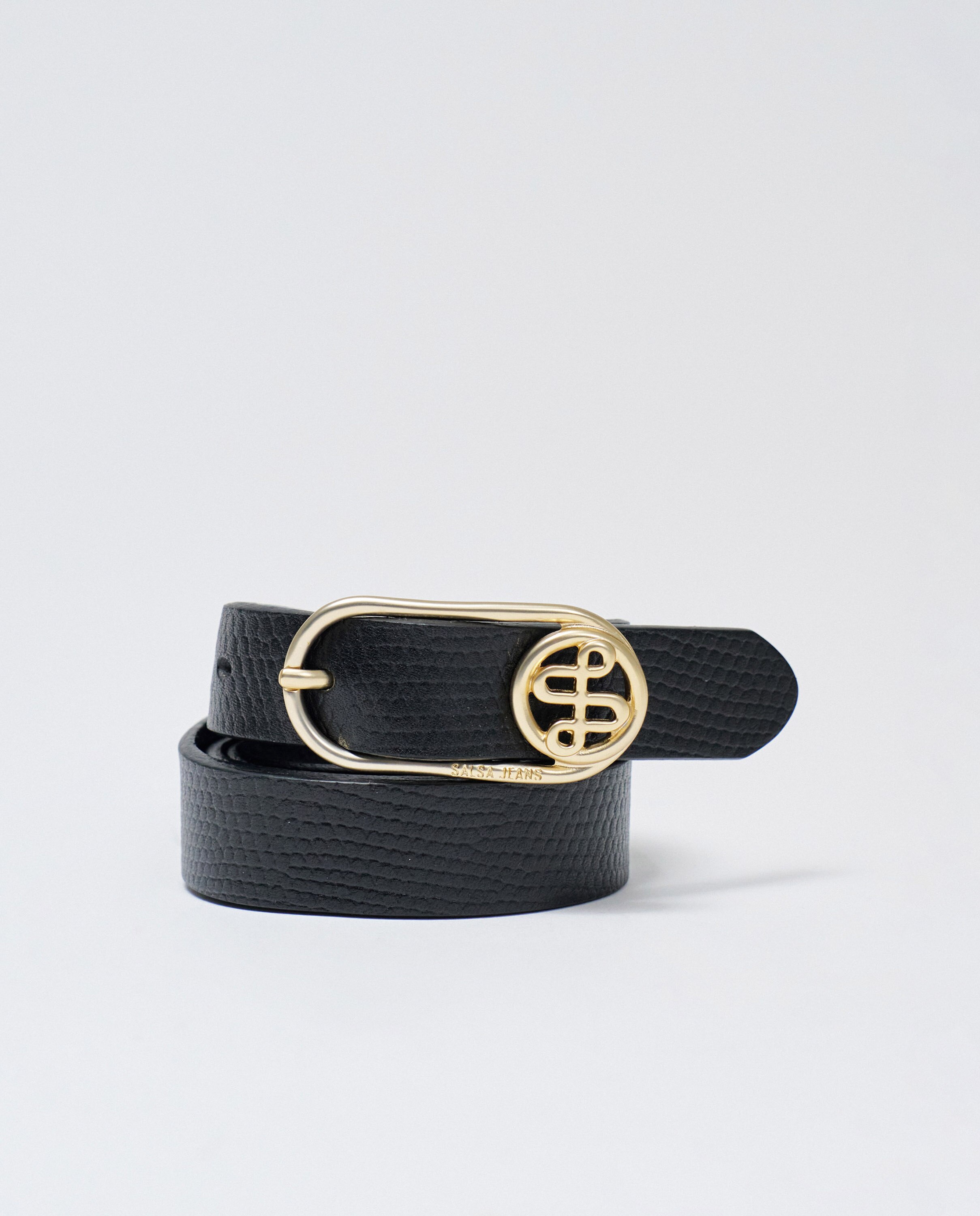 Imagen 4 de Cinturón de cuero de mujer - Salsa Jeans - Negro Negro