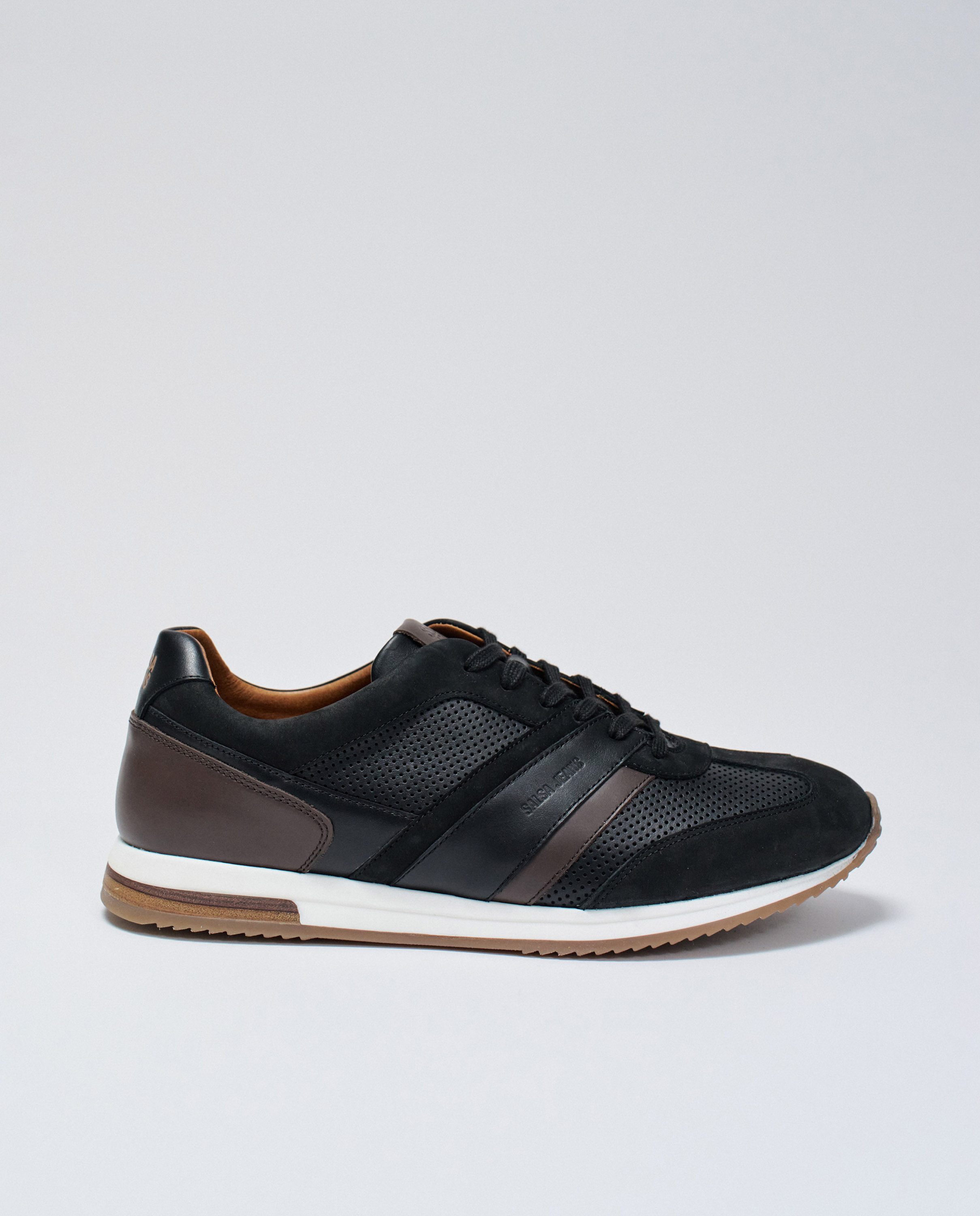 Imagen 0 de Zapatillas de hombre de ante Acero negro