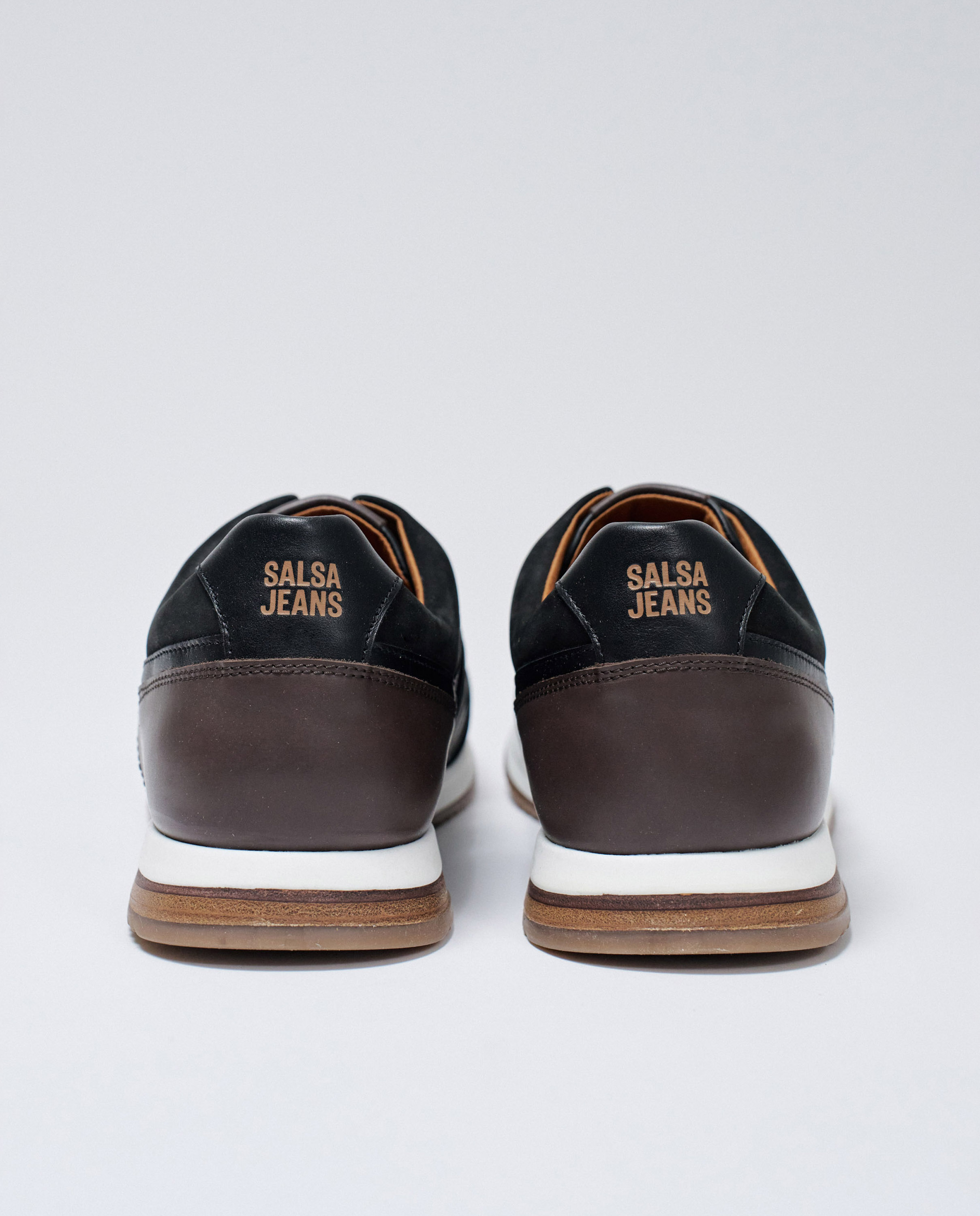 Zapatillas de hombre de ante - Salsa Jeans - Acero negro Acero negro-4