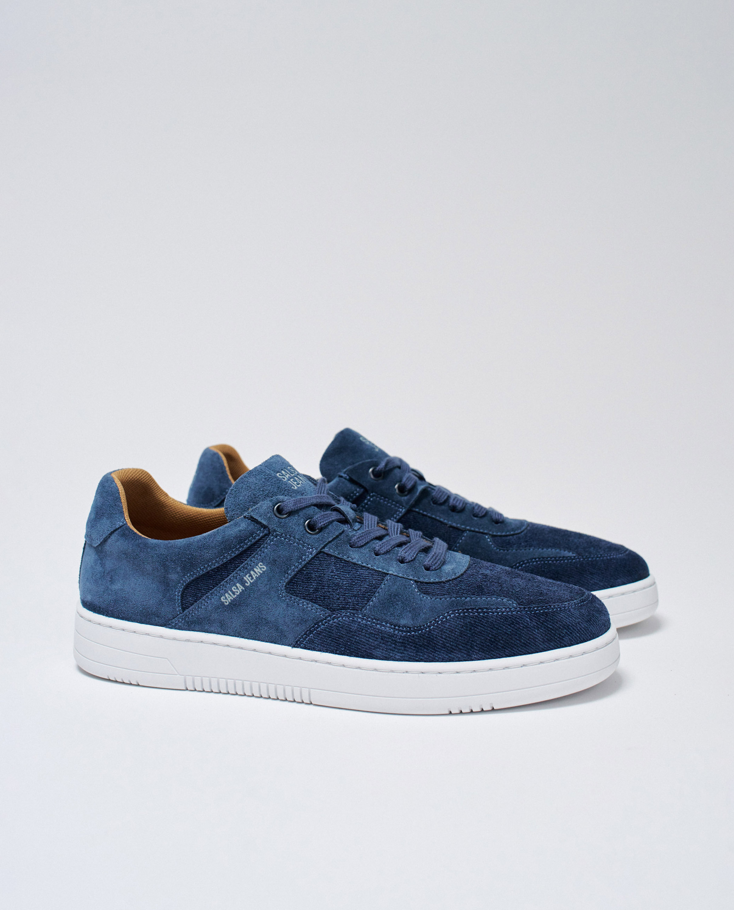 Zapatillas de hombre de ante - Salsa Jeans - Azul Azul-3