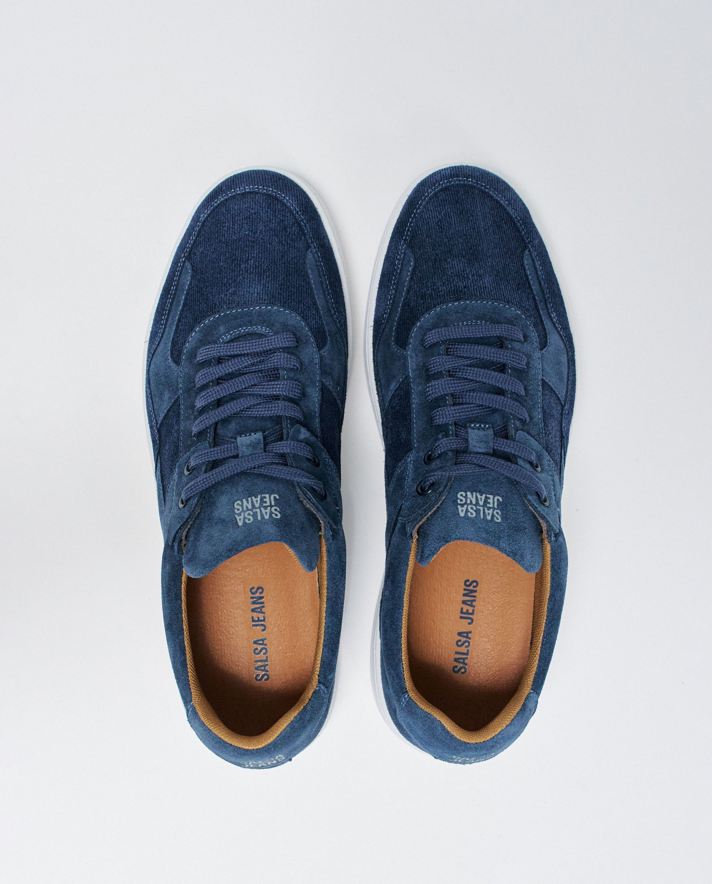 Zapatillas de hombre de ante - Salsa Jeans - Azul Azul-2