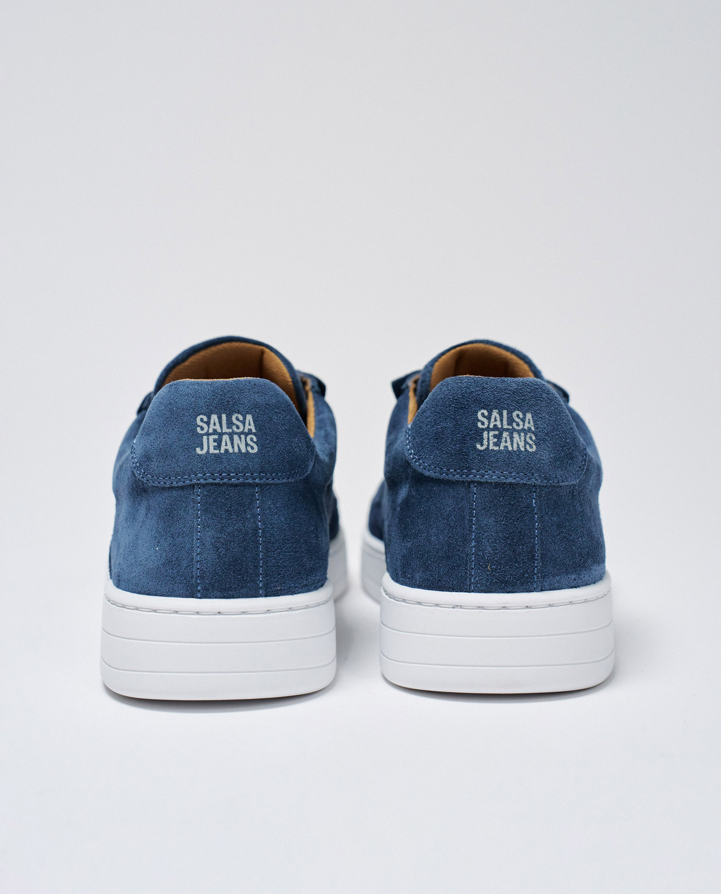 Zapatillas de hombre de ante - Salsa Jeans - Azul Azul-4