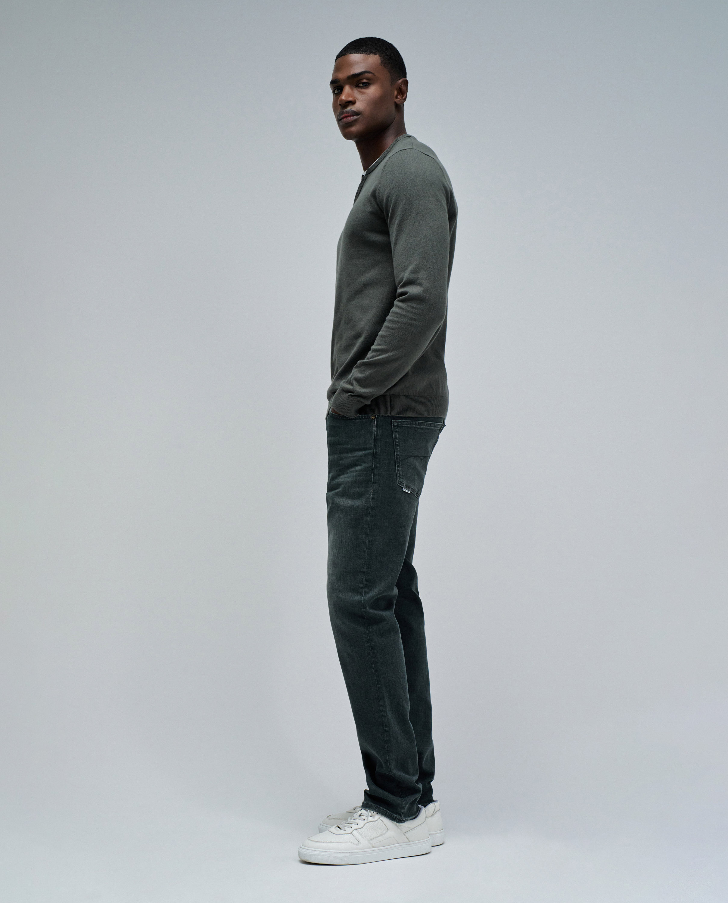 Jersey de punto de hombre - Salsa Jeans - Verde Verde-2