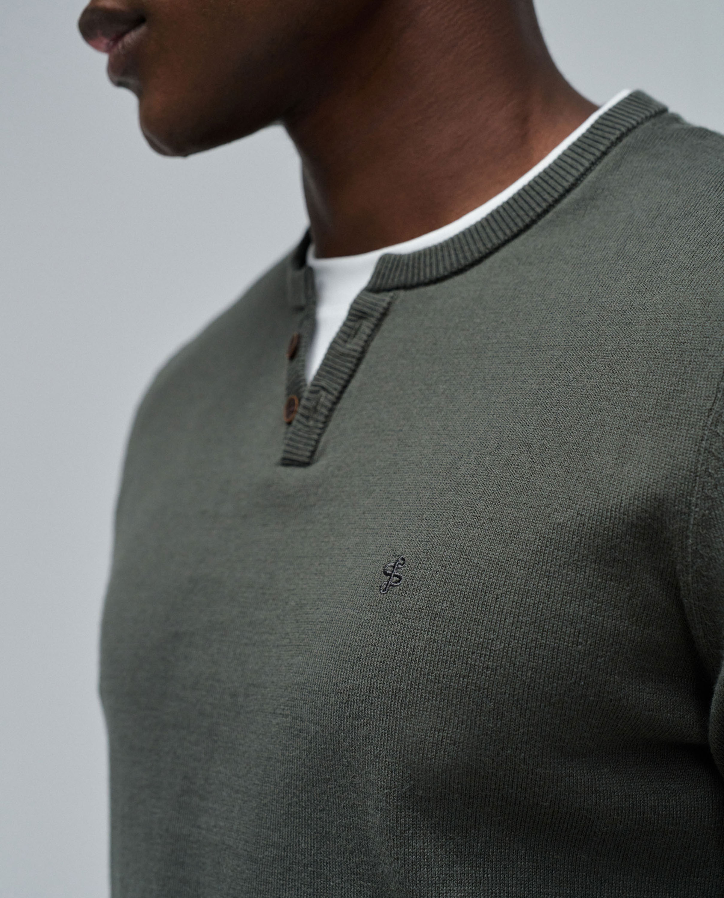Jersey de punto de hombre - Salsa Jeans - Verde Verde-4