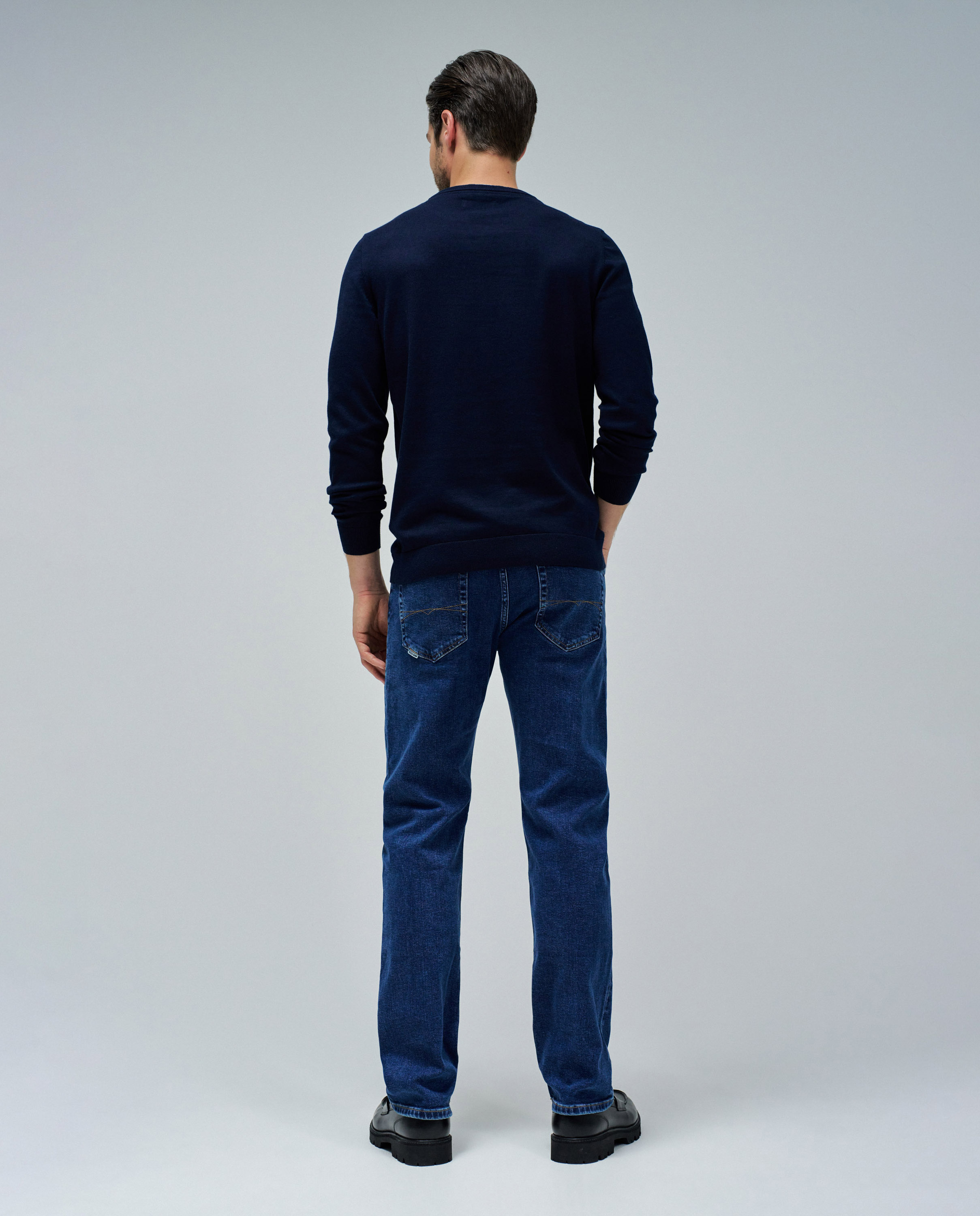 Jersey de punto de hombre - Salsa Jeans - Azul Azul-3