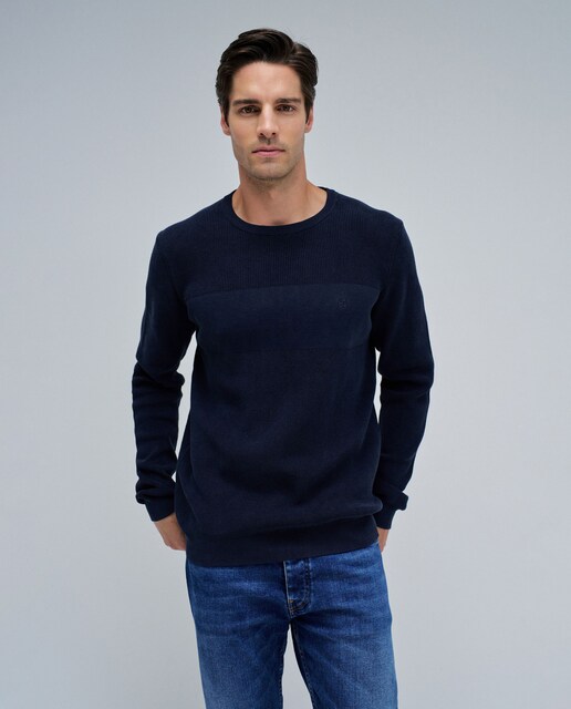 Imagen 0 de Jersey de hombre de punto con textura