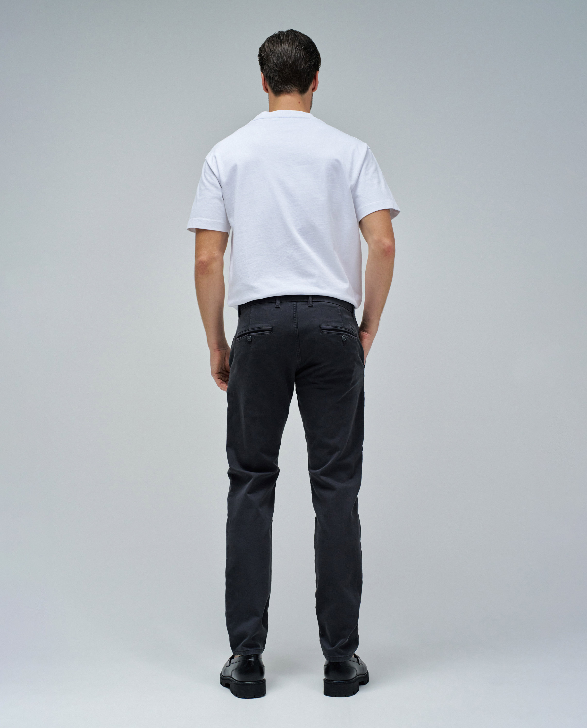 Pantalones chino s-activ de hombre - Salsa Jeans - Negro Negro-3