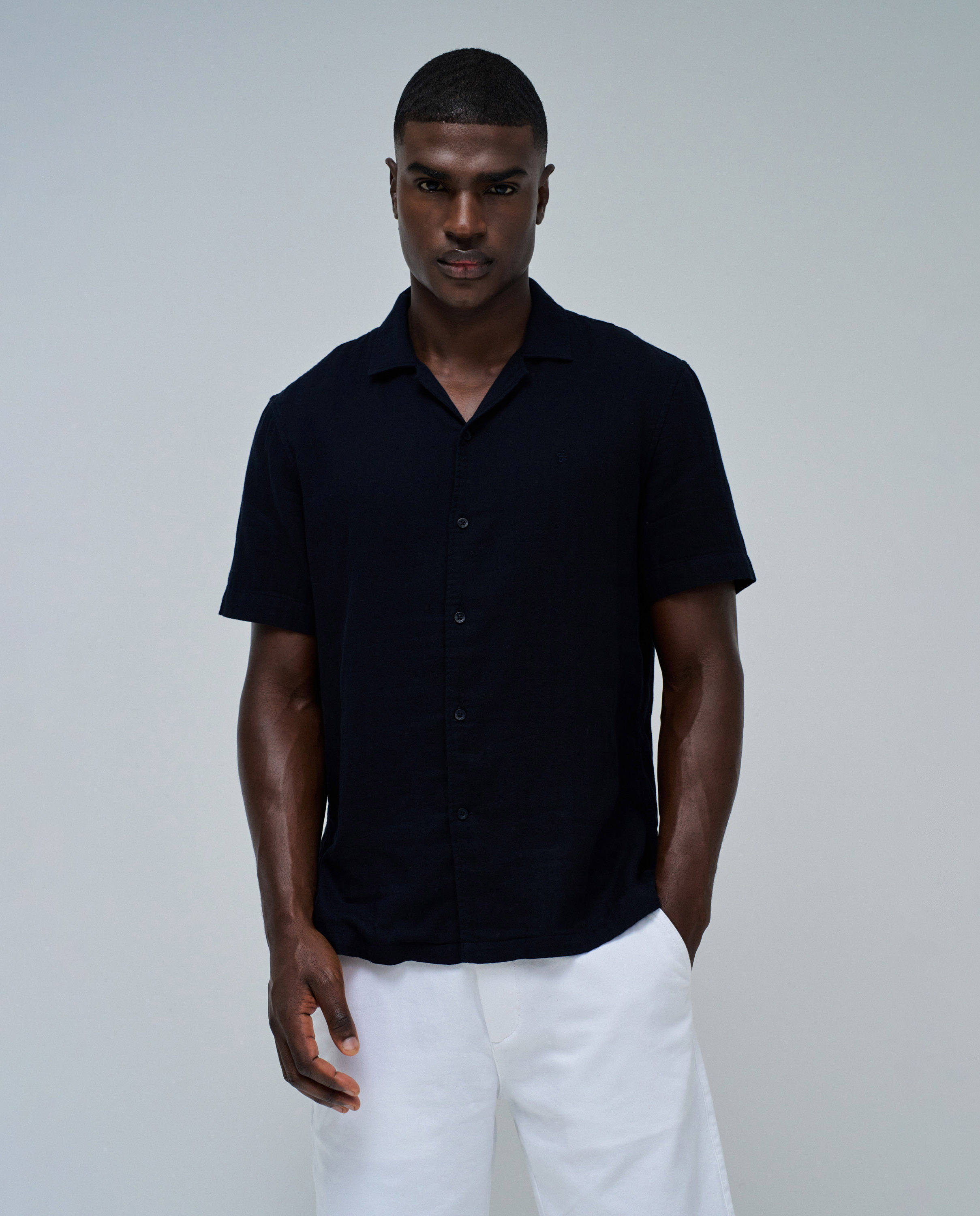 Salsa Jeans - Camisa de hombre de manga corta.