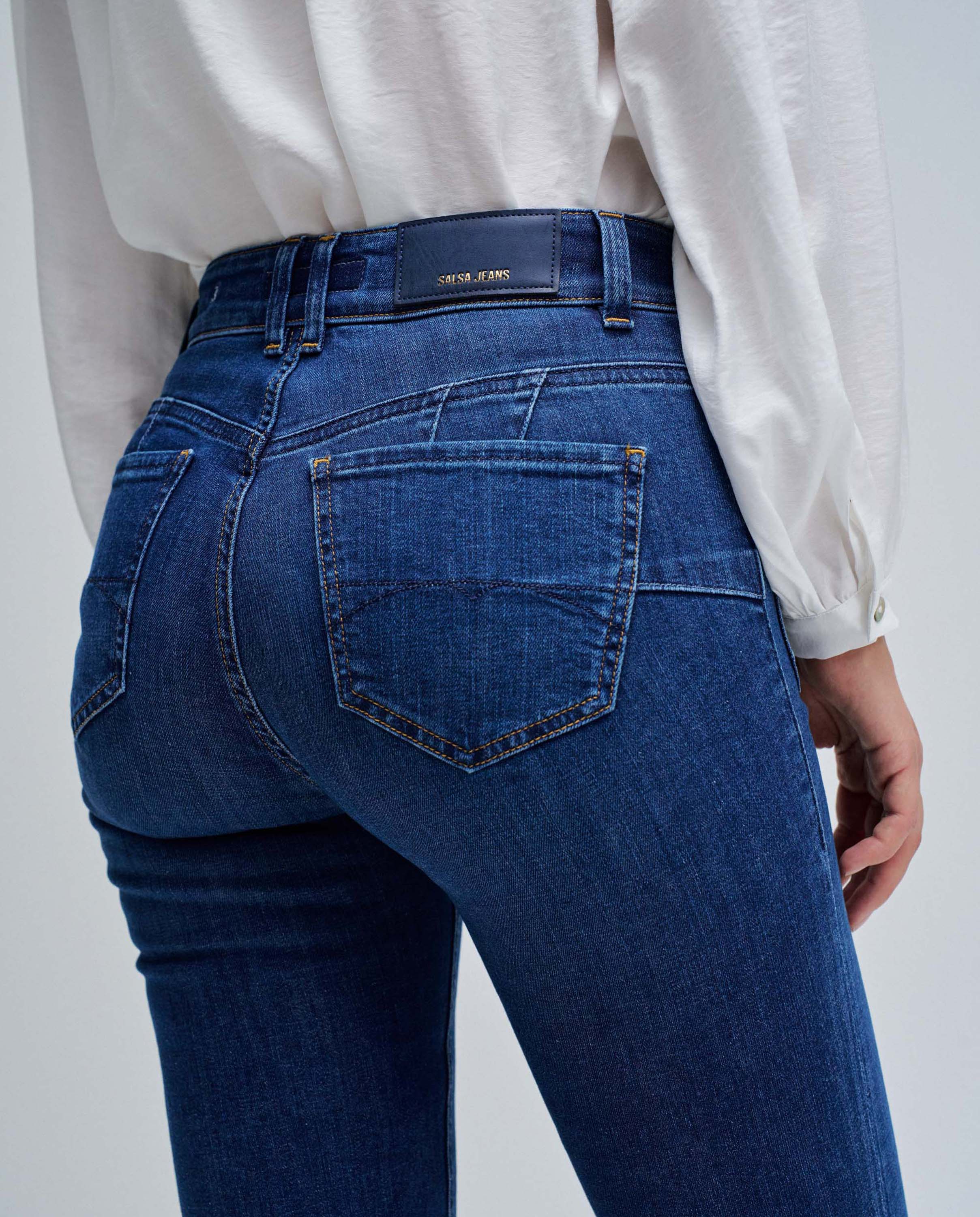 Vaqueros de mujer destiny push up bootcut - Salsa Jeans - Azul Azul-4