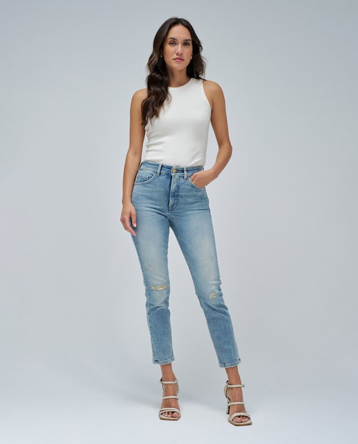 Imagen 0 de Vaqueros de mujer faith push in cropped slim