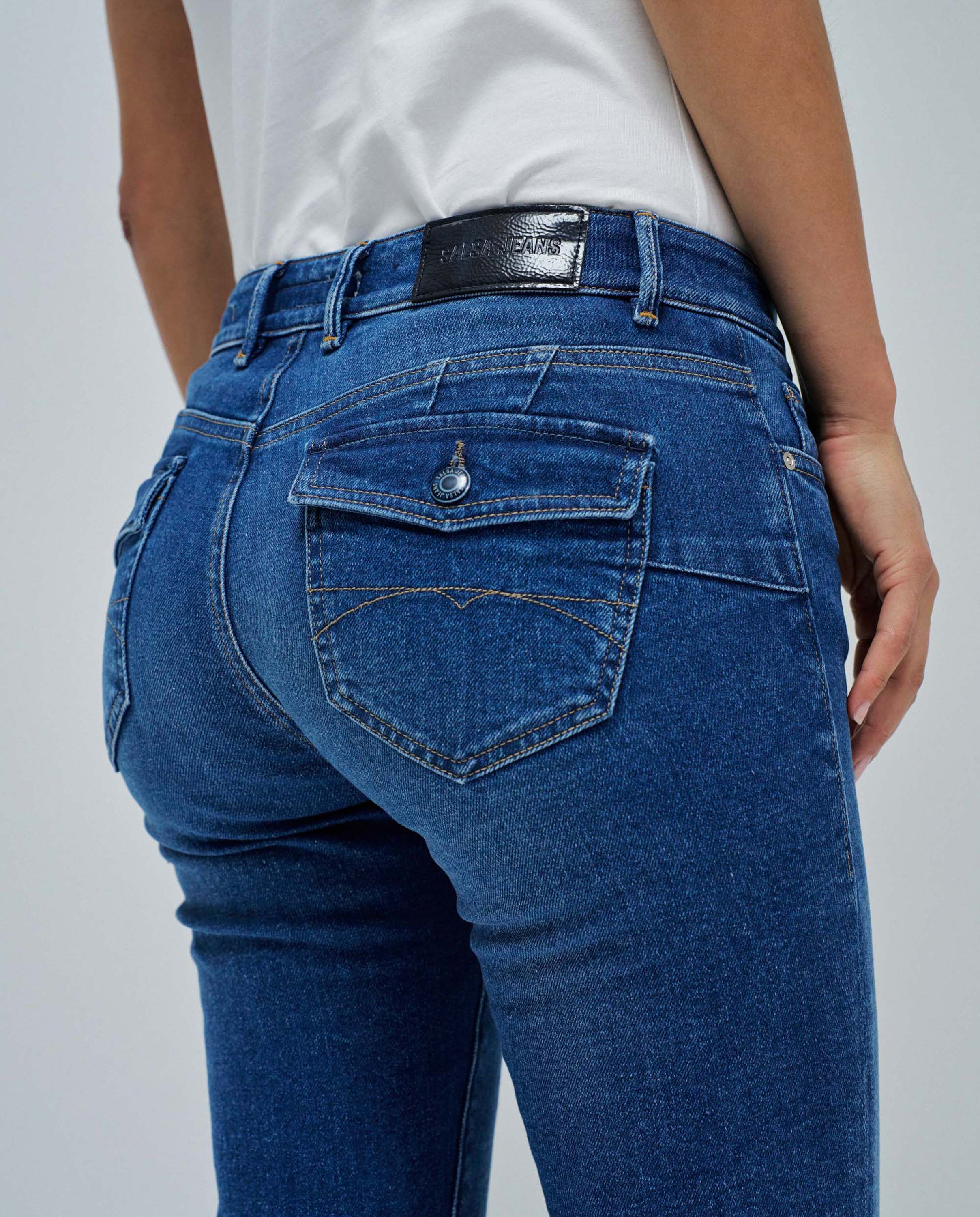 Vaqueros wonder push up bootcut de mujer - Salsa Jeans - Azul Azul-4