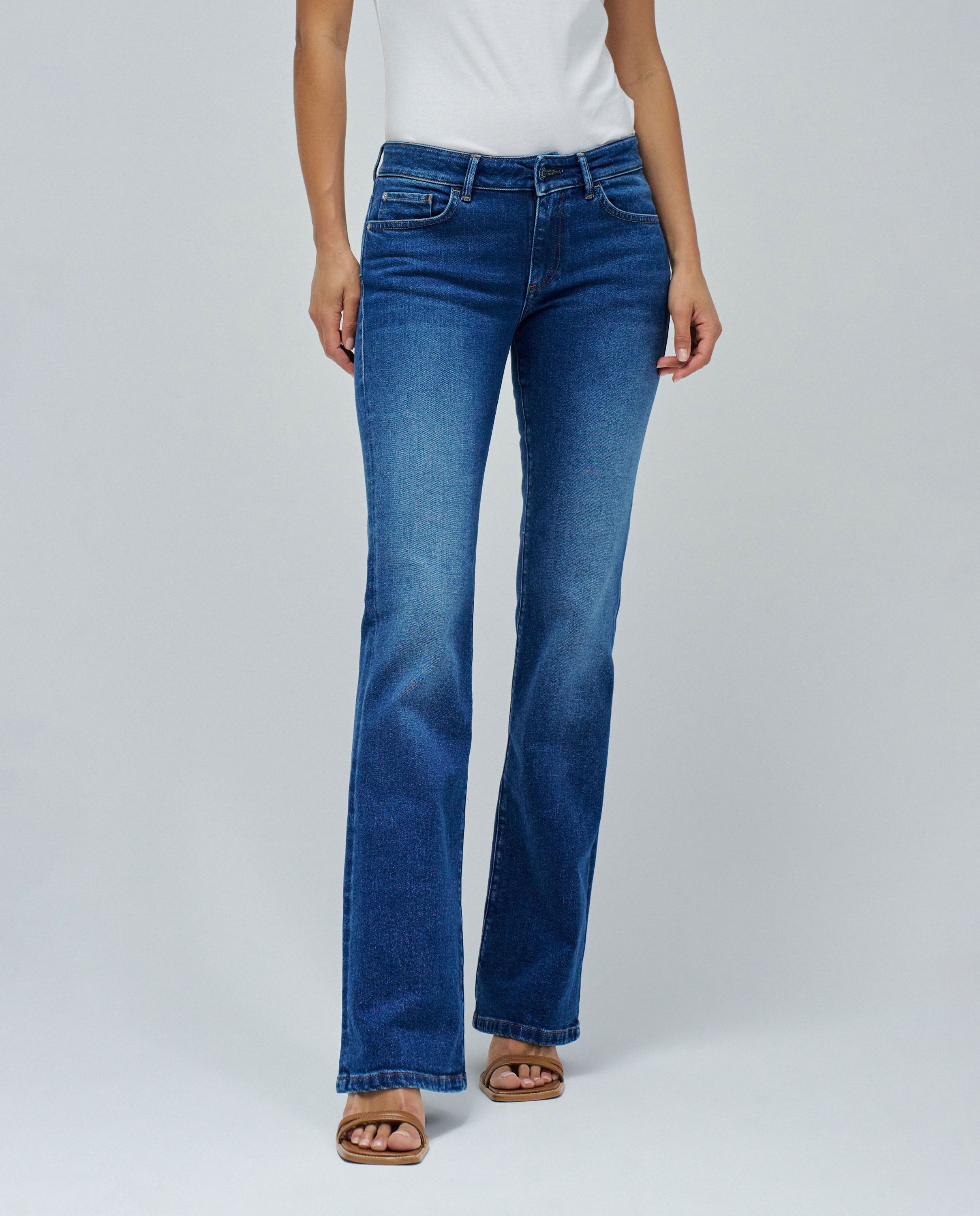 Vaqueros wonder push up bootcut de mujer - Salsa Jeans - Azul Azul-5