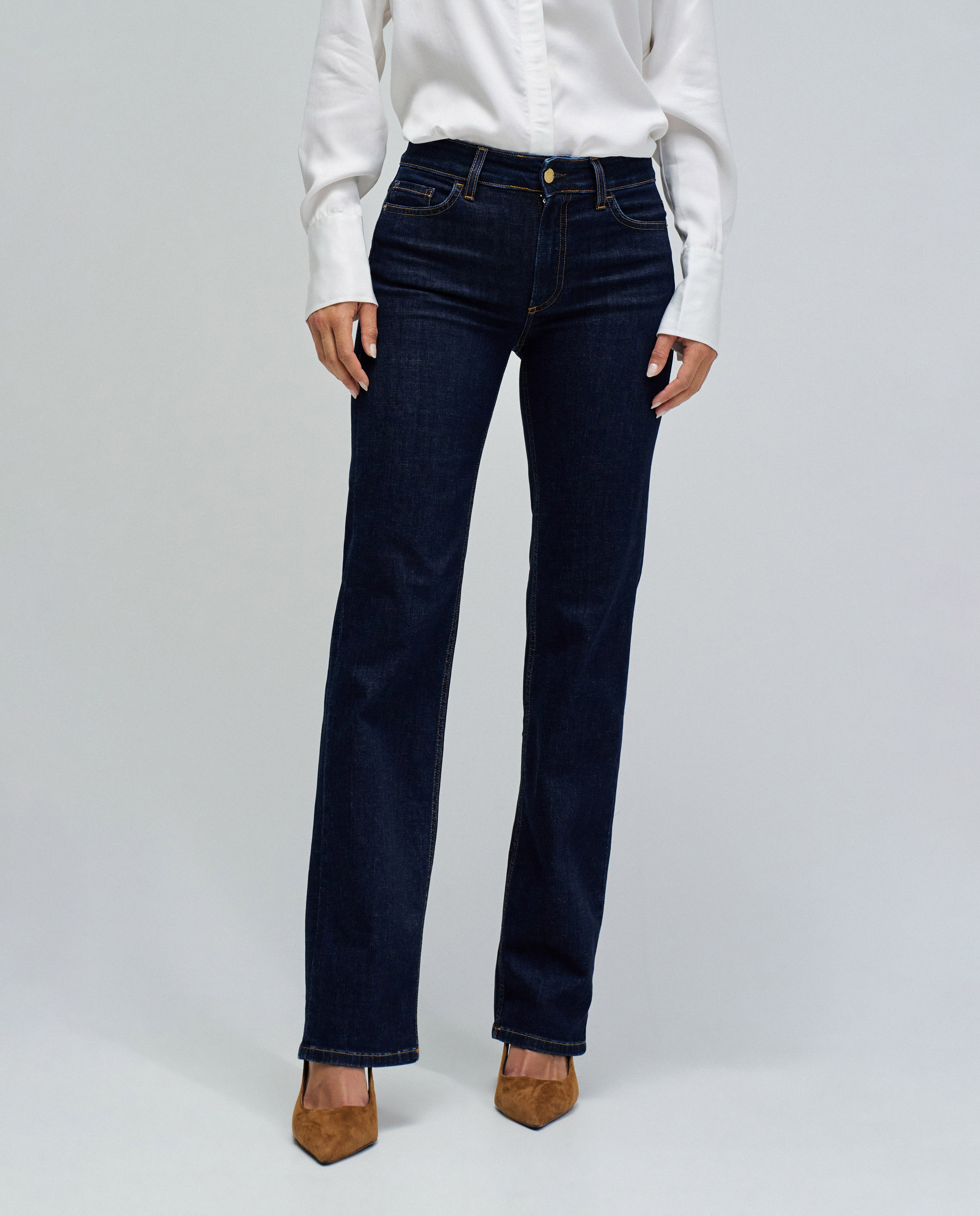 Vaqueros de mujer destiny push up straight - Salsa Jeans - Azul Azul-5