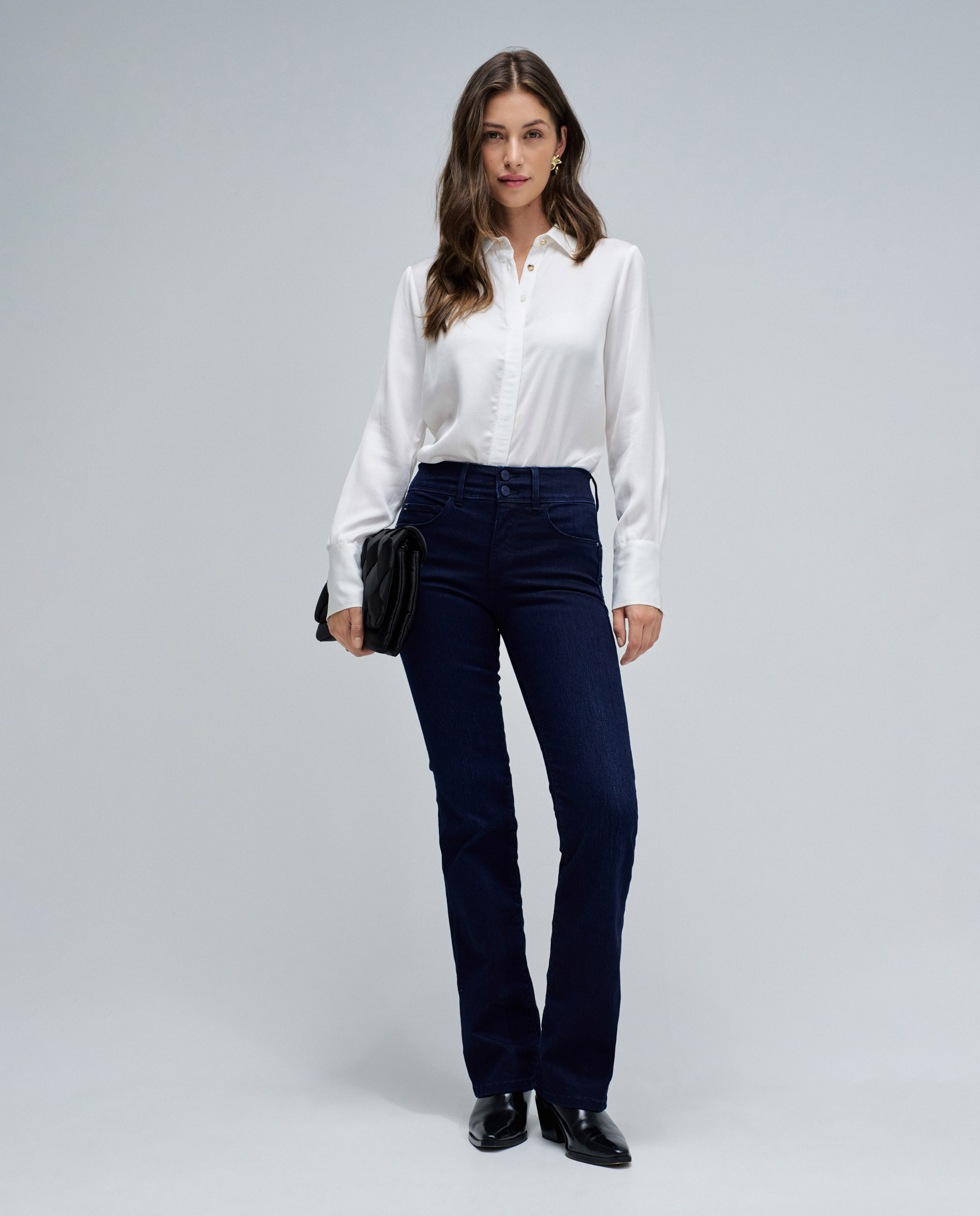 Vaqueros de mujer secret bootcut - Salsa Jeans - Azul Azul-1