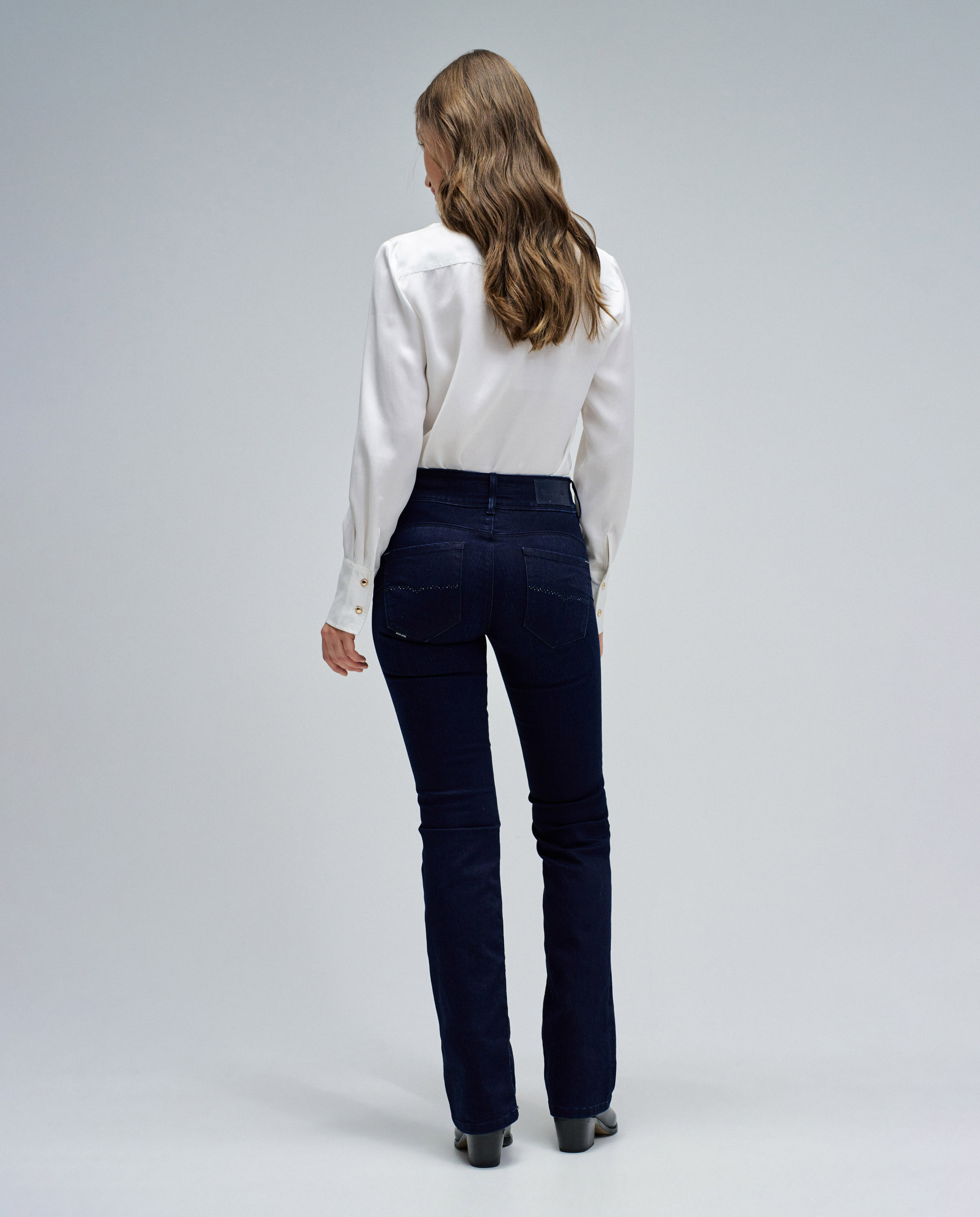 Vaqueros de mujer secret bootcut - Salsa Jeans - Azul Azul-3
