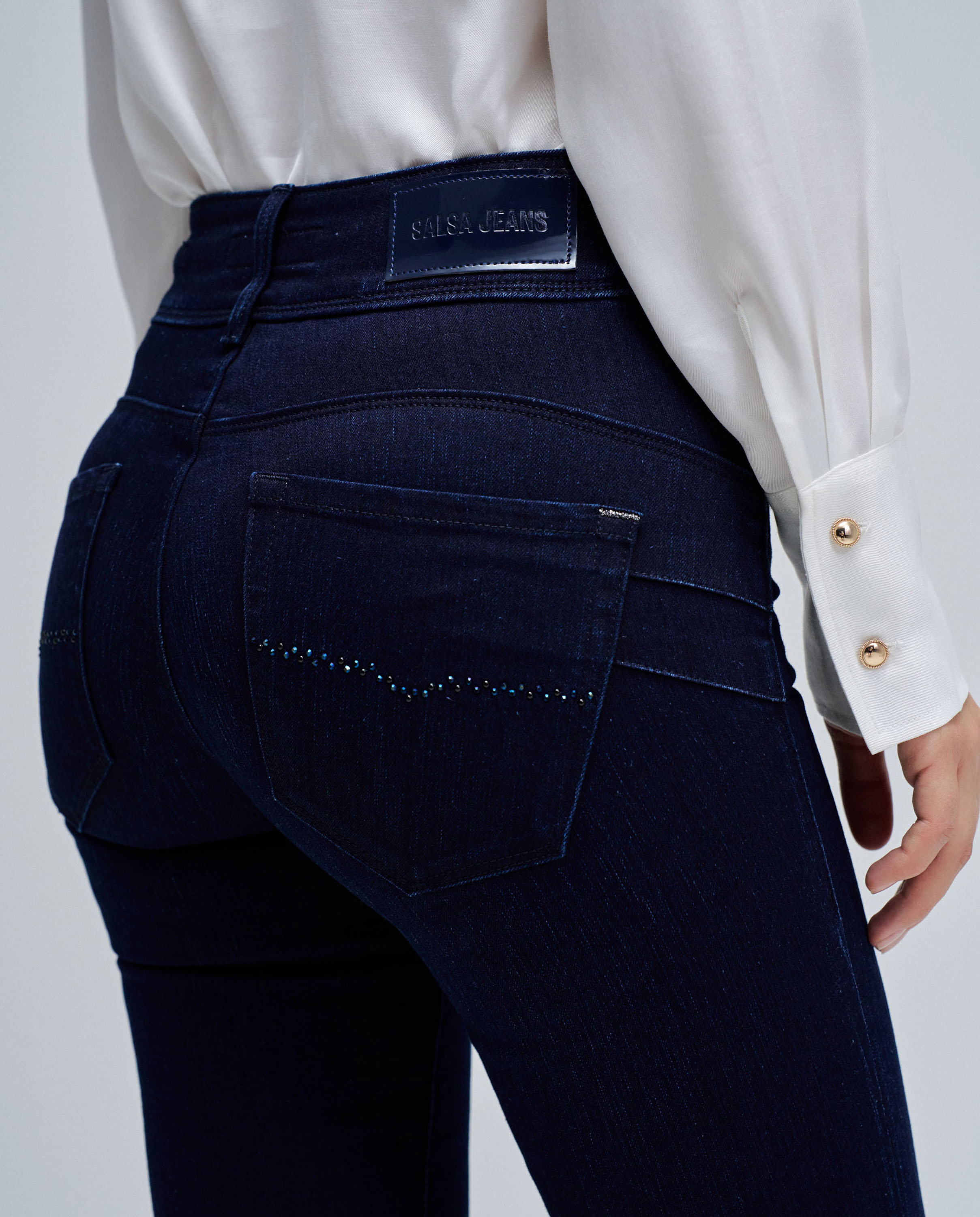 Vaqueros de mujer secret bootcut - Salsa Jeans - Azul Azul-4