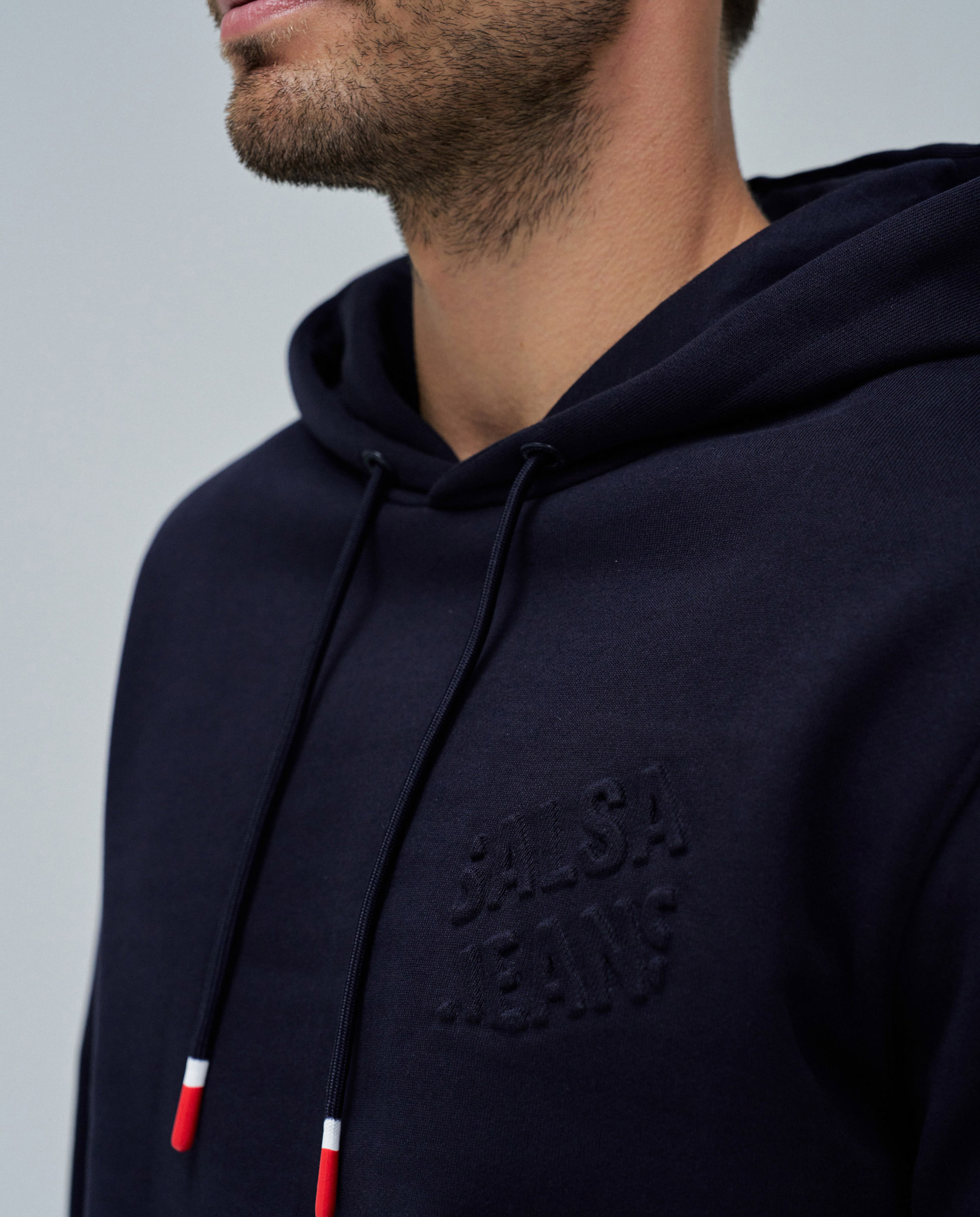 Sudadera de hombre con logo - Salsa Jeans - Azul marino Azul marino-4