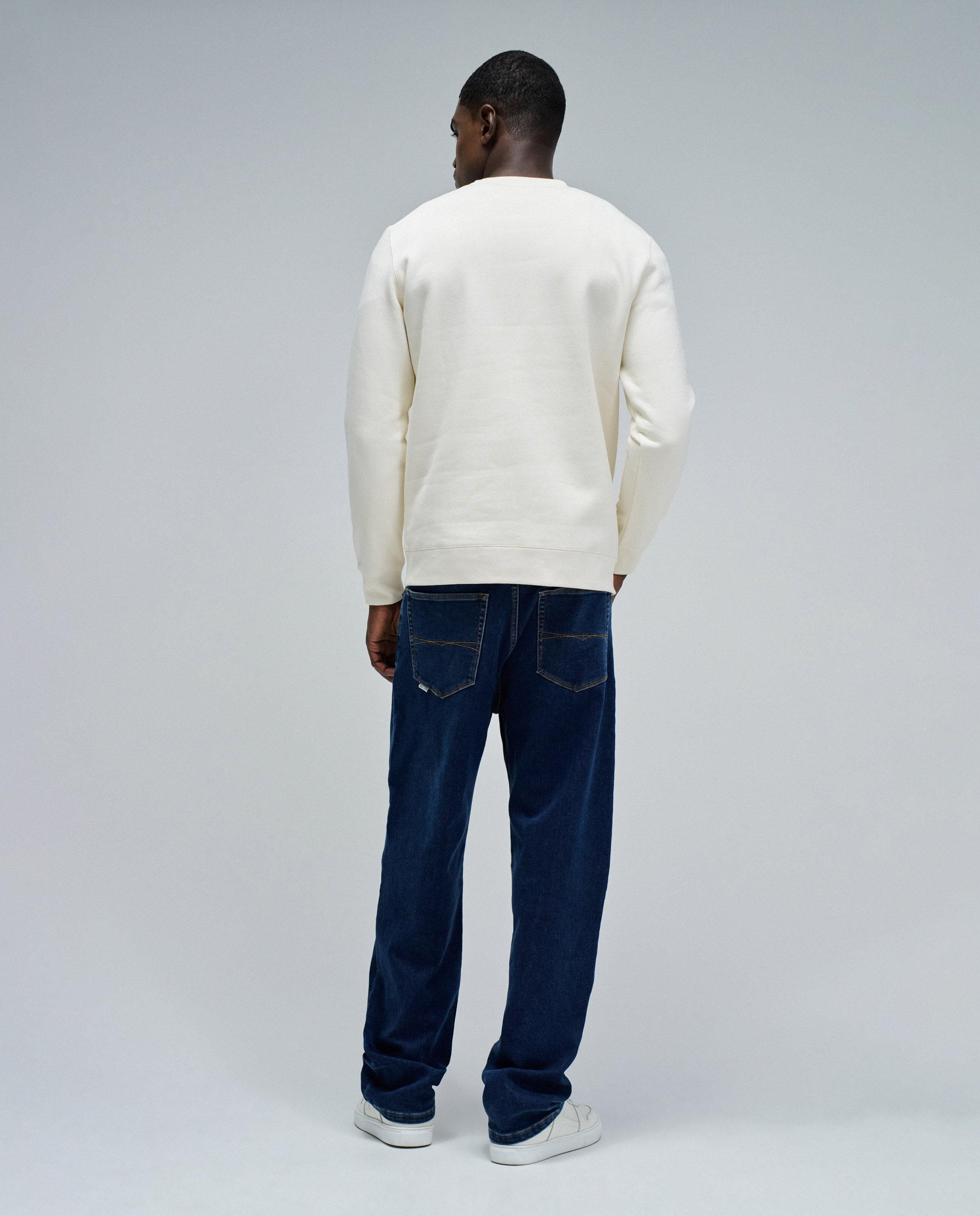 Sudadera de hombre con logo - Salsa Jeans - Crema Crema-3