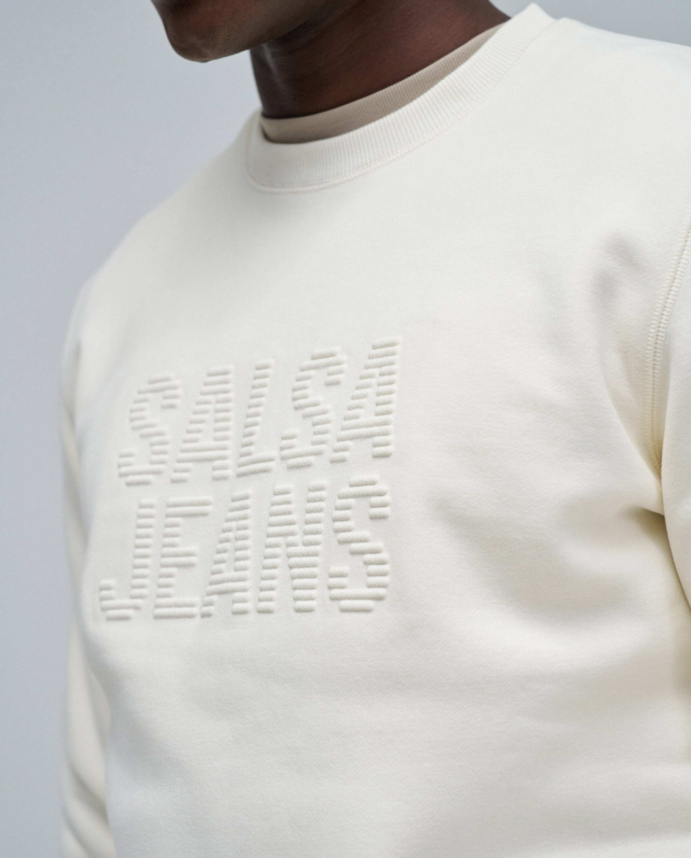 Sudadera de hombre con logo - Salsa Jeans - Crema Crema-4
