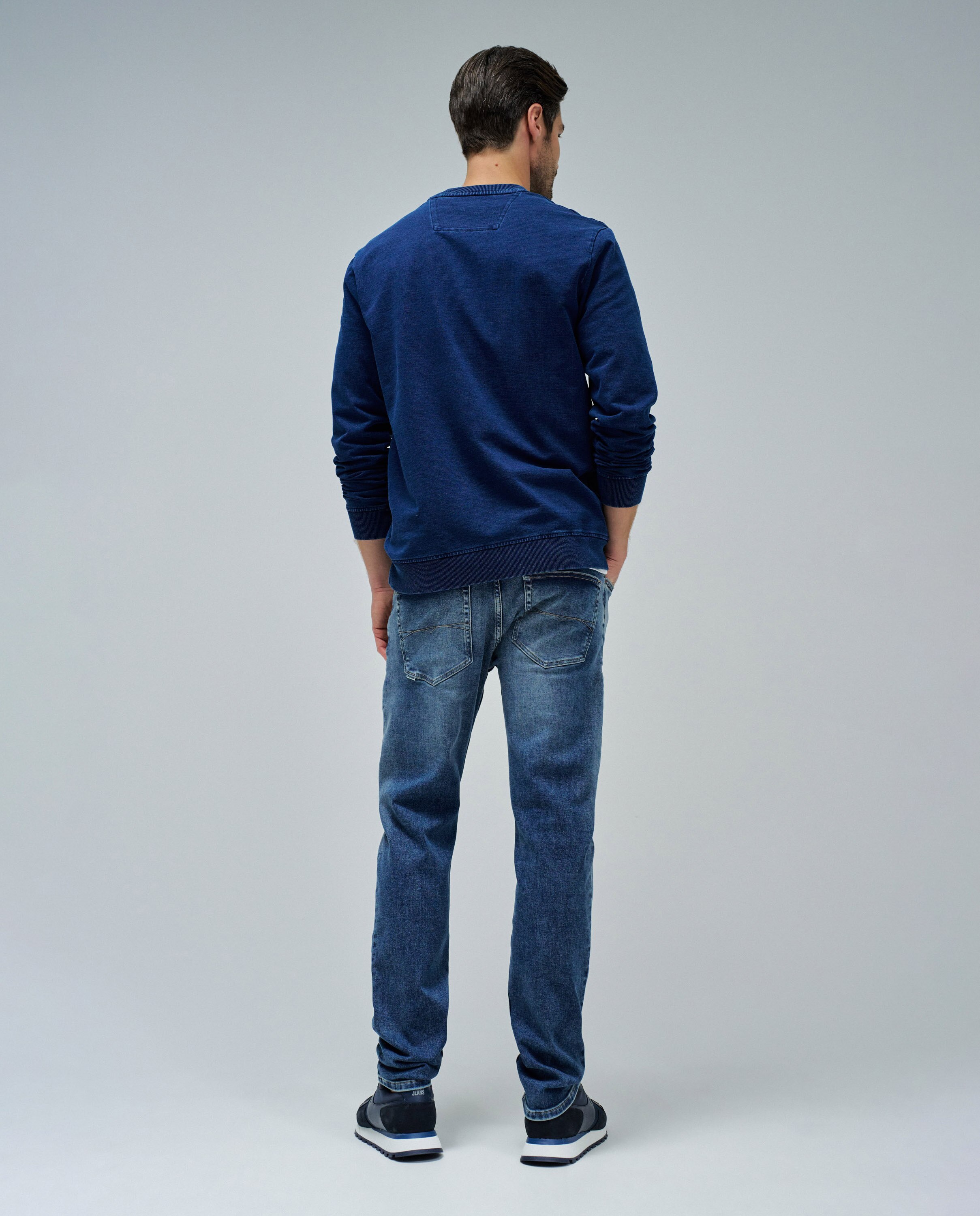 Sudadera de hombre con logo - Salsa Jeans - Azul Azul-3