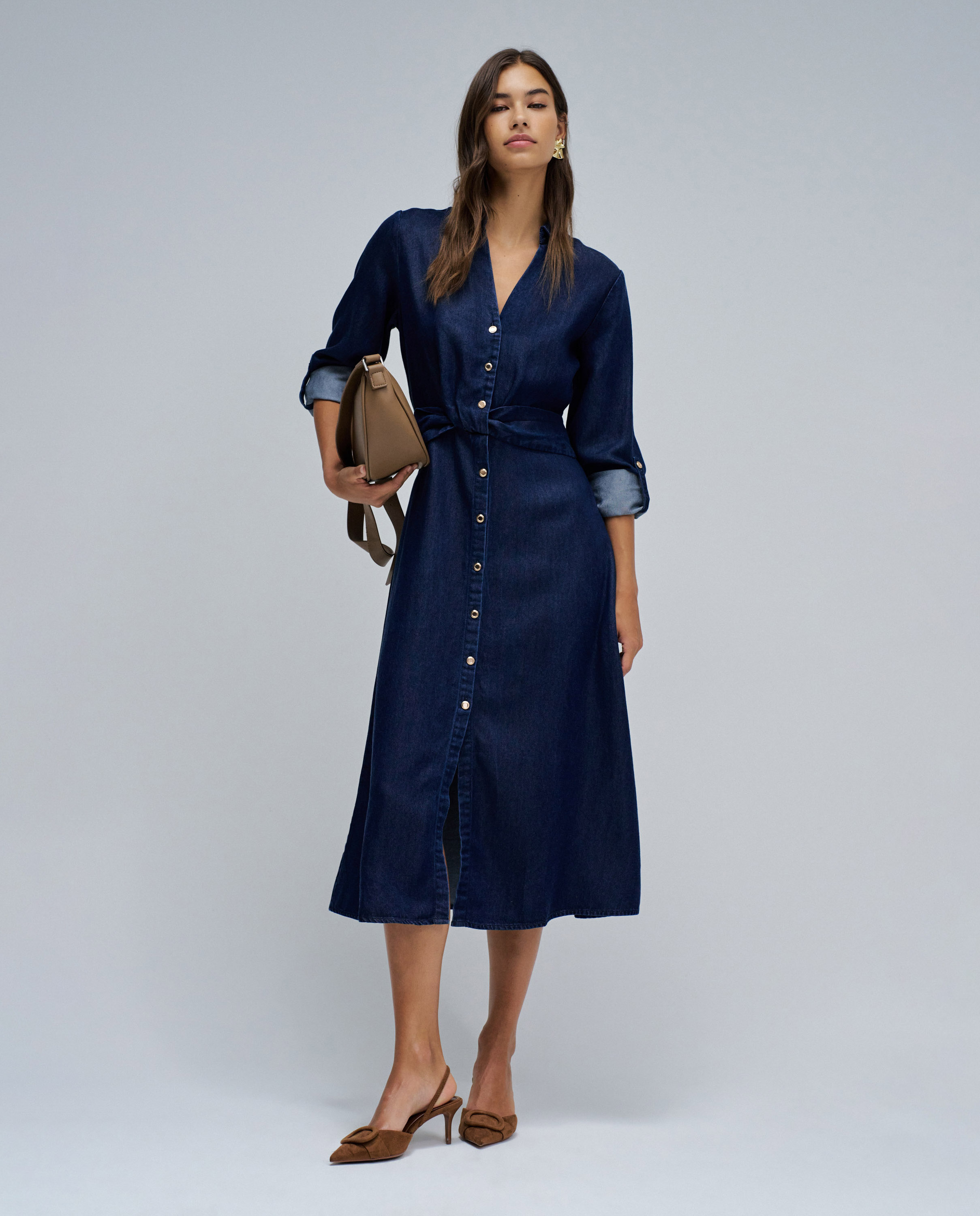 Vestido de mujer en lightdenim - Salsa Jeans - Azul Azul-1