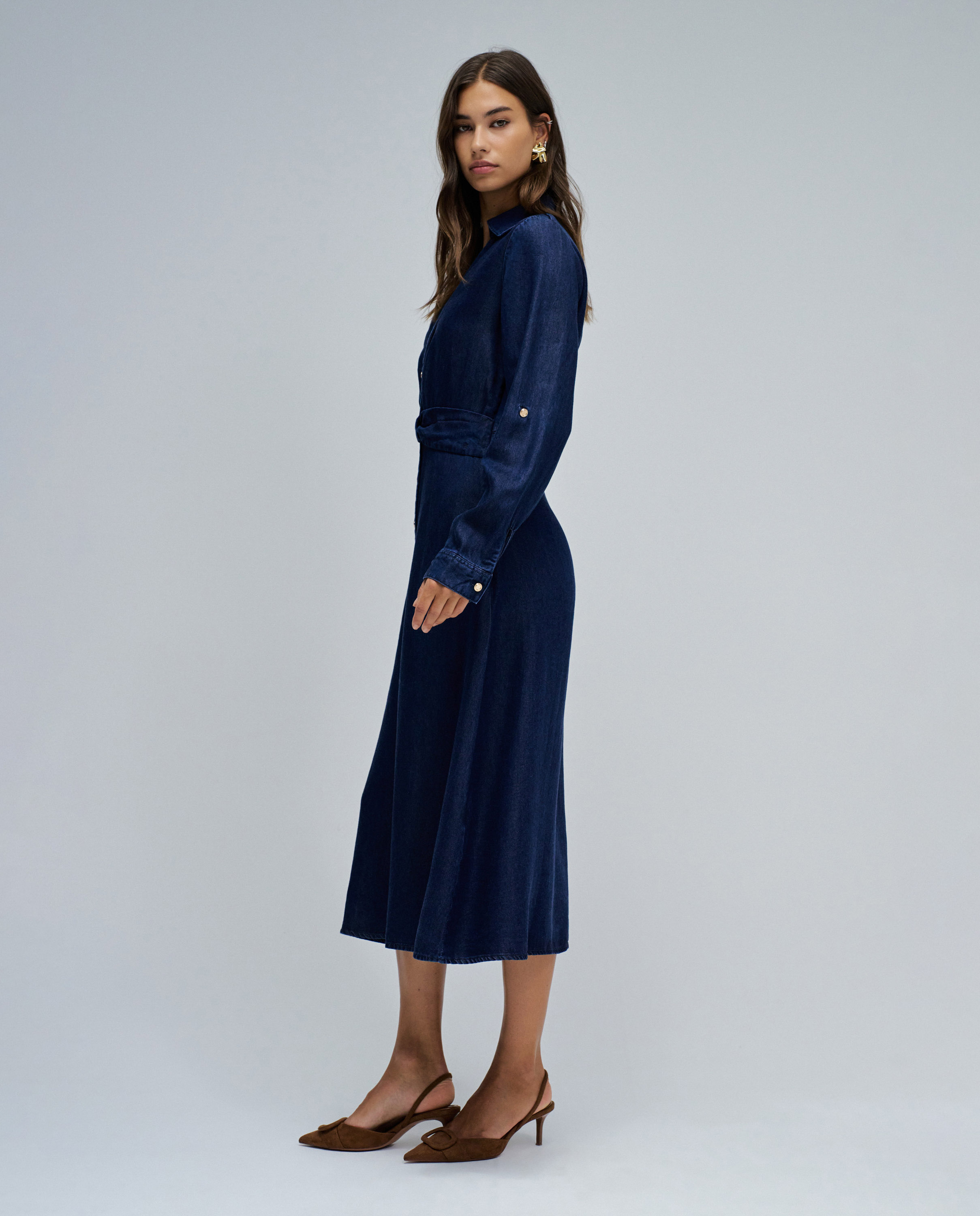 Vestido de mujer en lightdenim - Salsa Jeans - Azul Azul-2