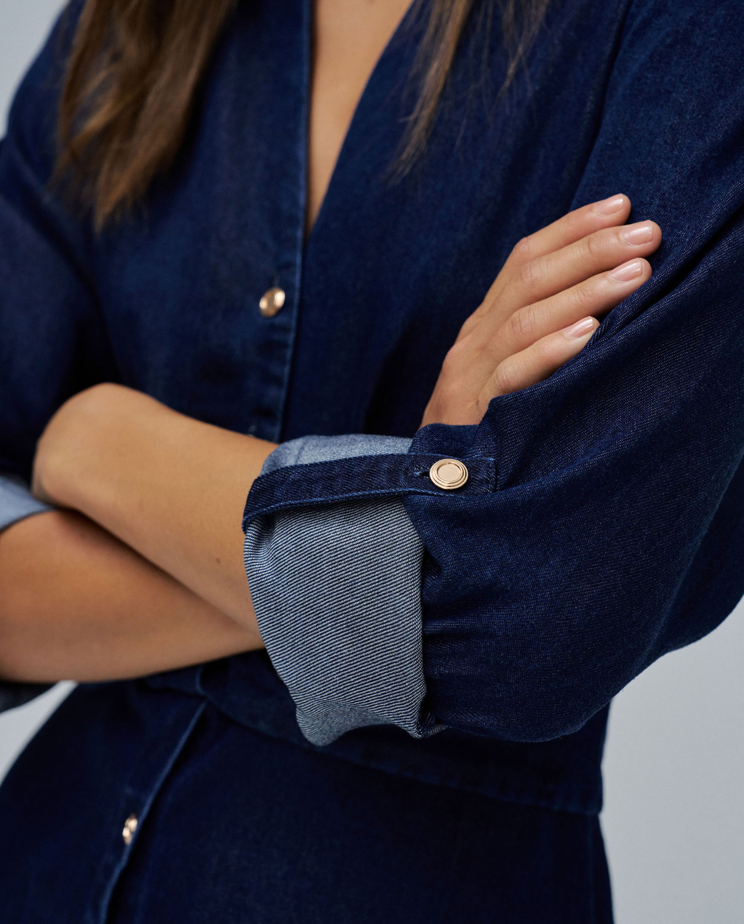 Vestido de mujer en lightdenim - Salsa Jeans - Azul Azul-4