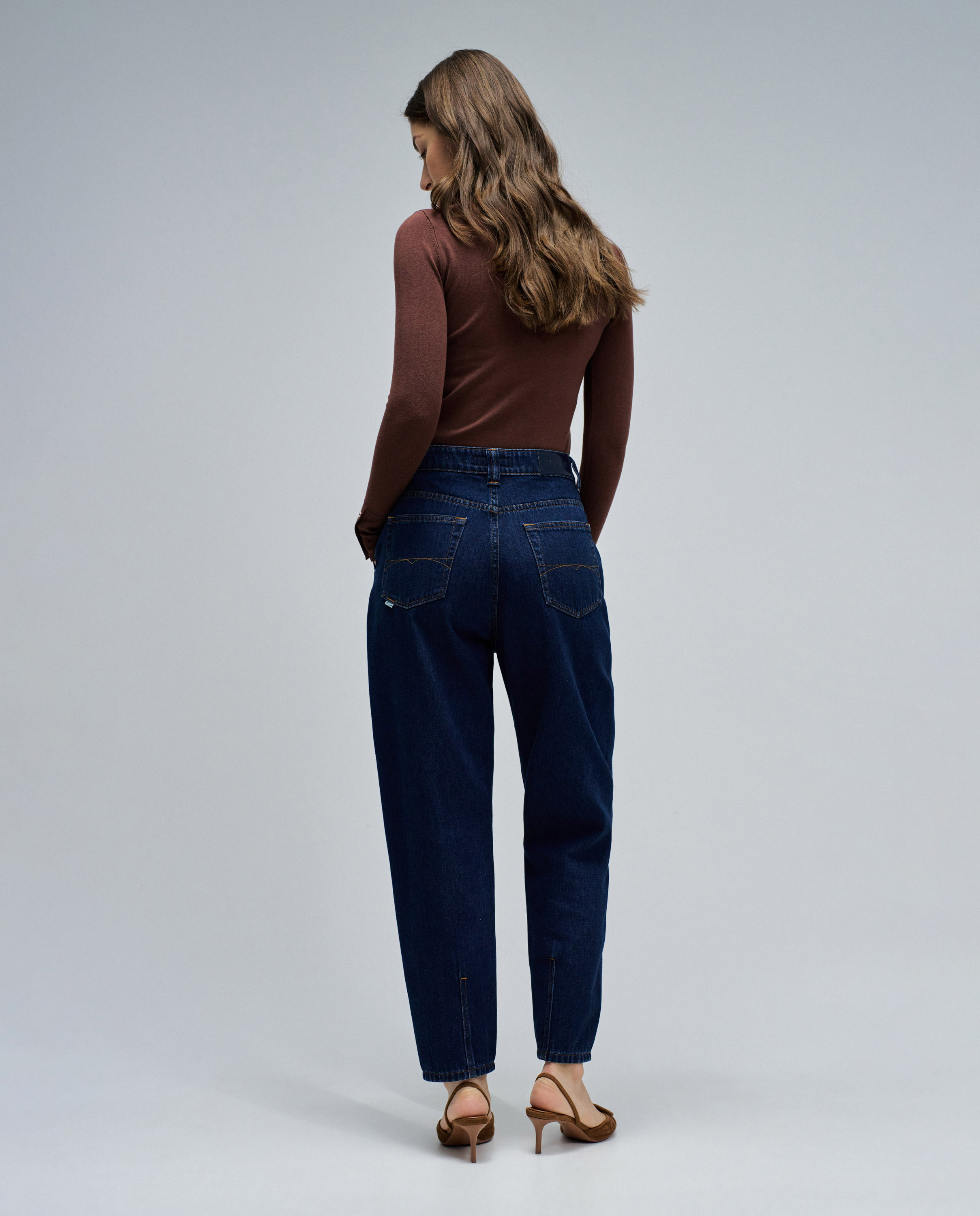 Vaqueros de mujer slouchy cropped slim - Salsa Jeans - Azul Azul-3