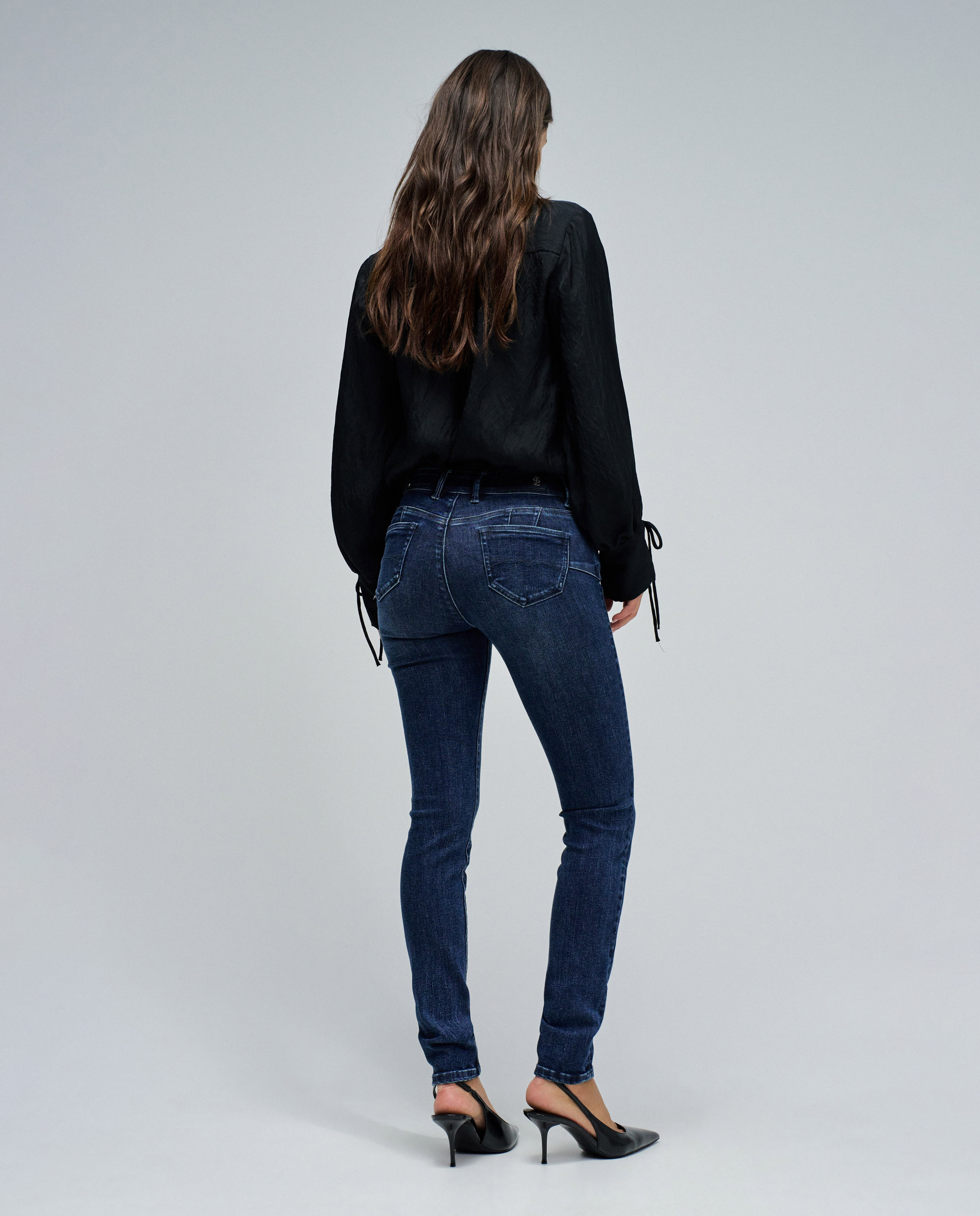 Vaqueros de mujer wonder push up skinny - Salsa Jeans - Azul Azul-3