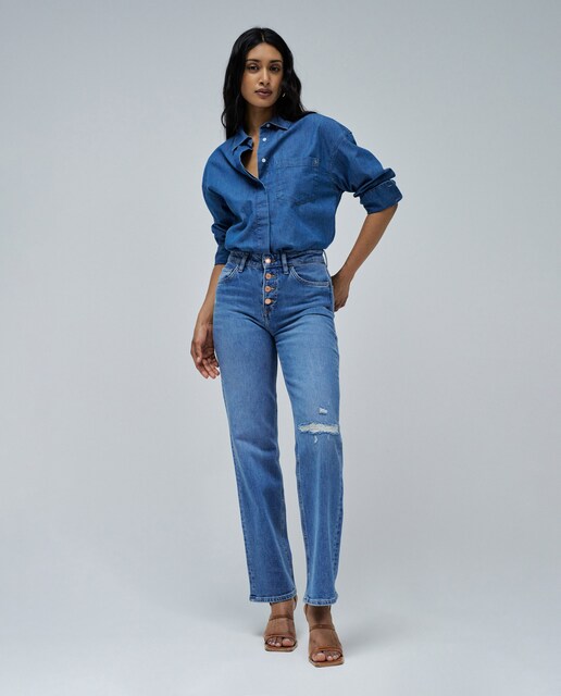 Imagen 0 de Vaqueros de mujer true straight