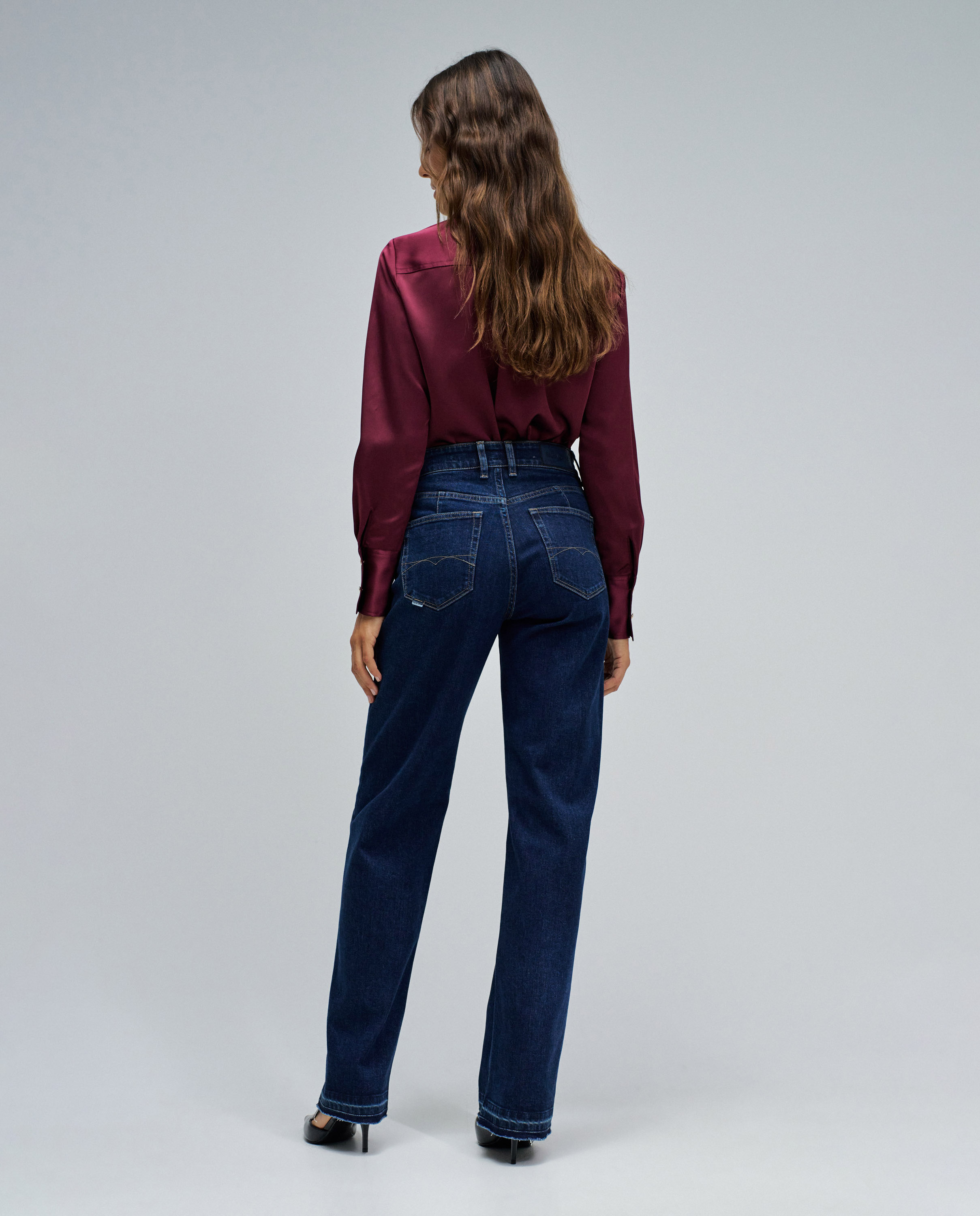 Vaqueros de mujer true straight - Salsa Jeans - Azul Azul-3