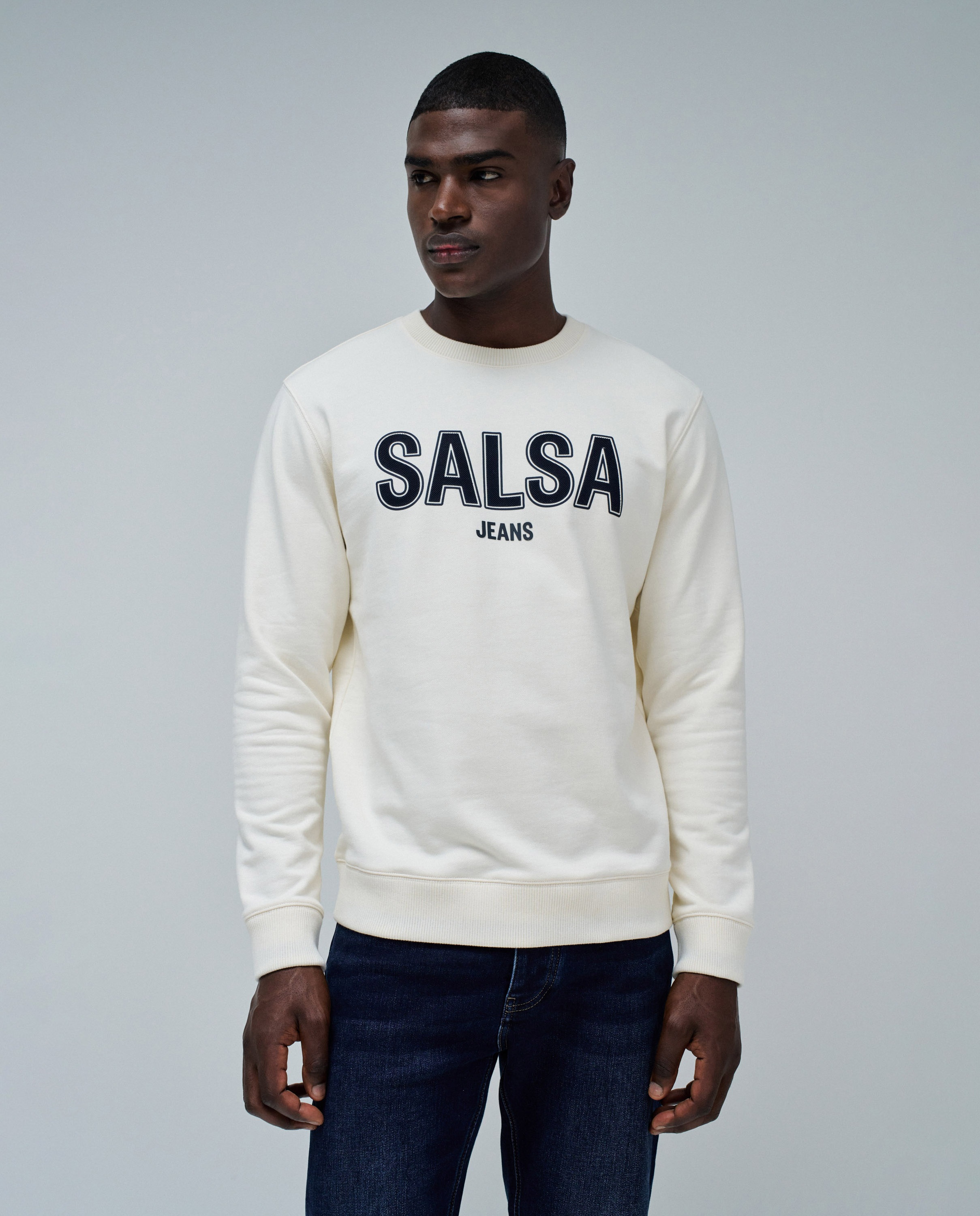 Imagen 0 de Sudadera de hombre con logo Blanco