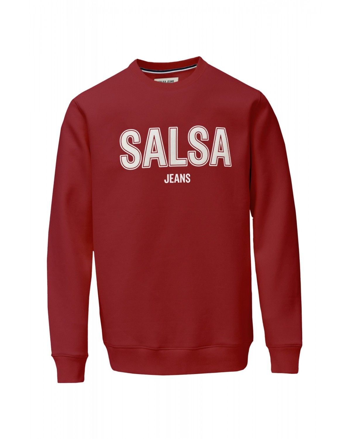 Sudadera de hombre con logo - Salsa Jeans - Rojo Rojo-6