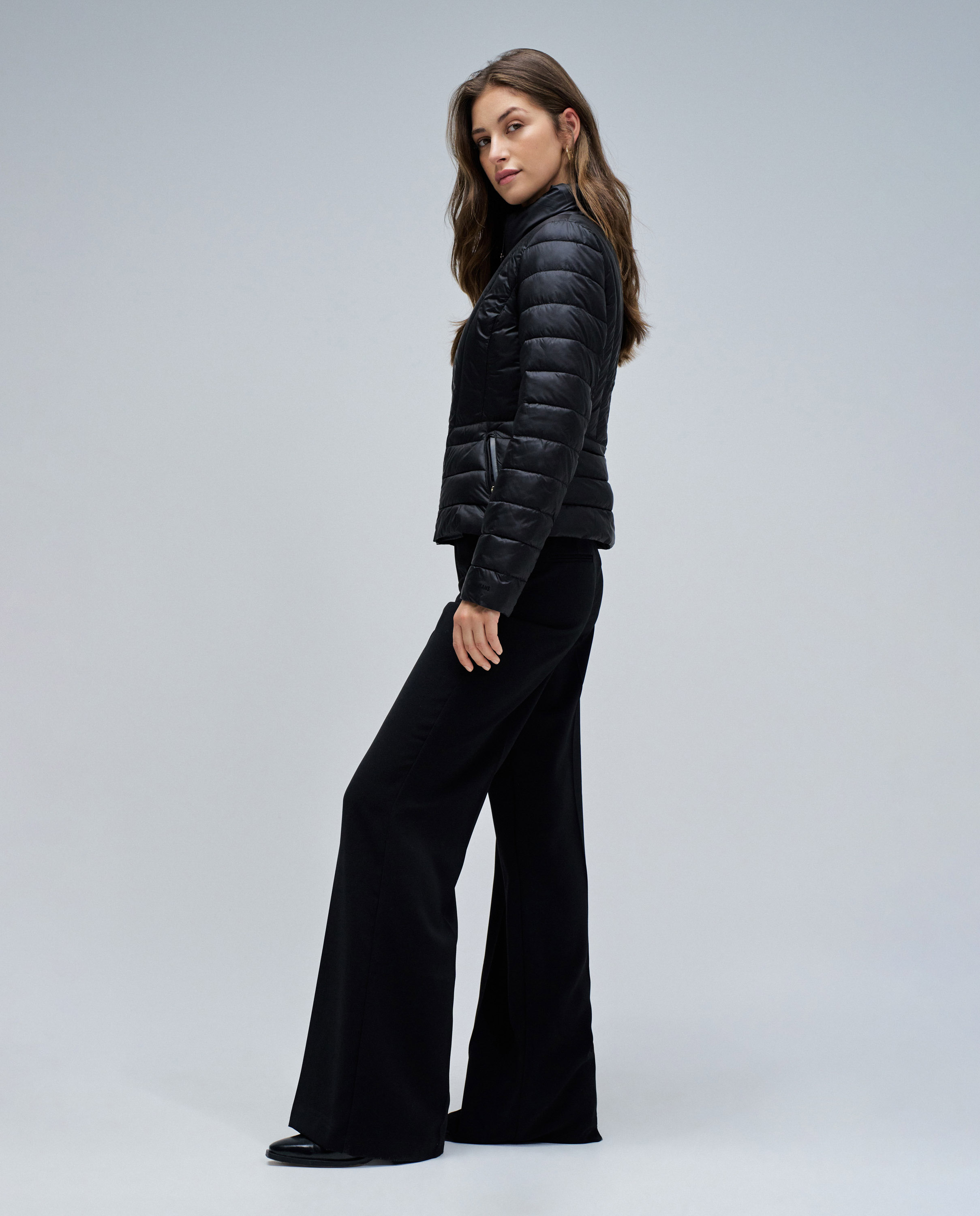 Chaqueta de mujer acolchada corta jackie - Salsa Jeans - Negro Negro-2