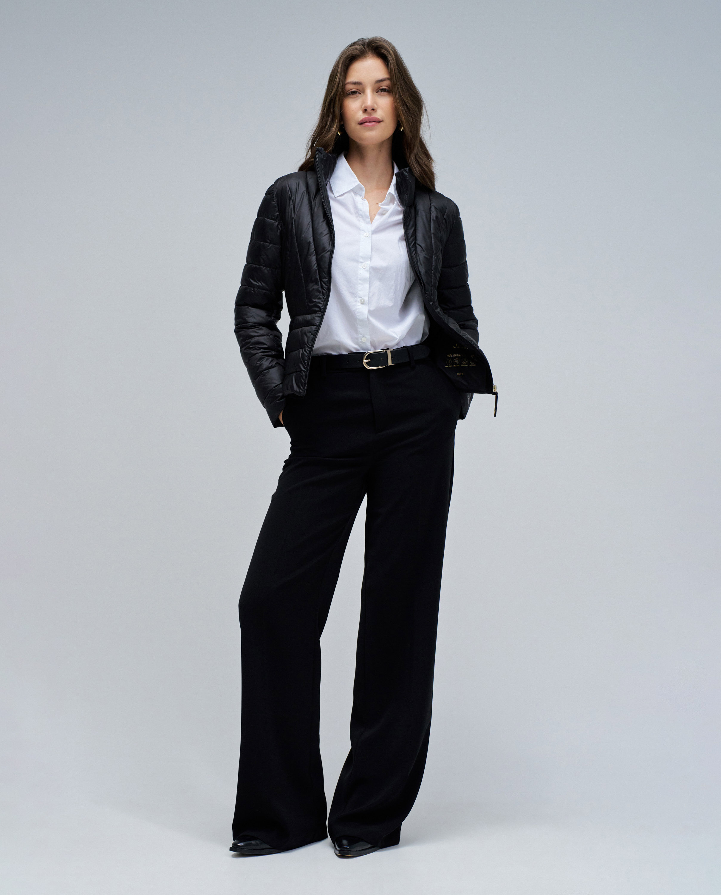 Chaqueta de mujer acolchada corta jackie - Salsa Jeans - Negro Negro-5