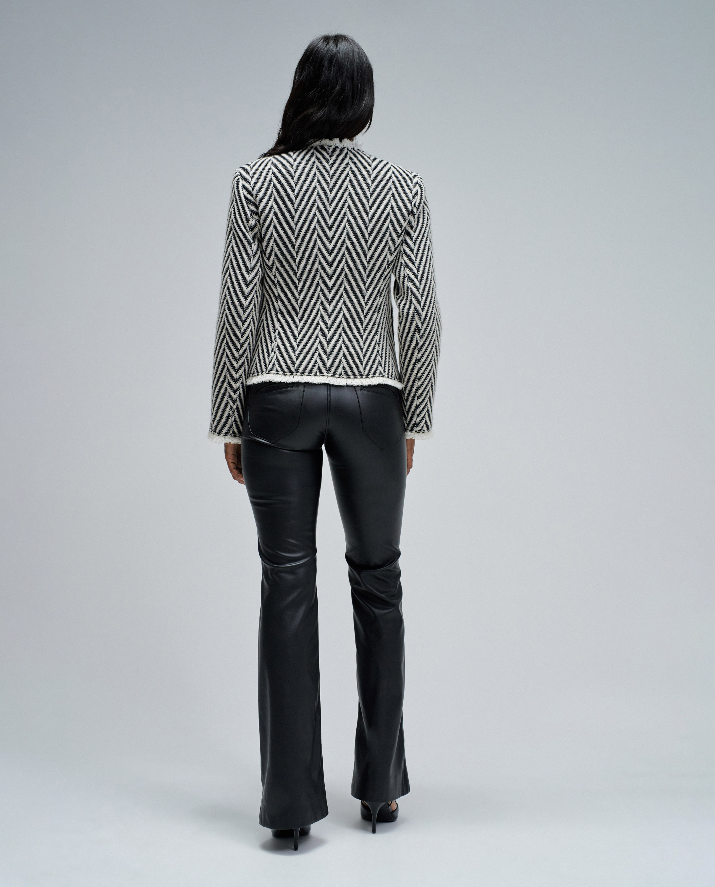 Chaqueta de mujer de tweed - Salsa Jeans - Negro Negro-3