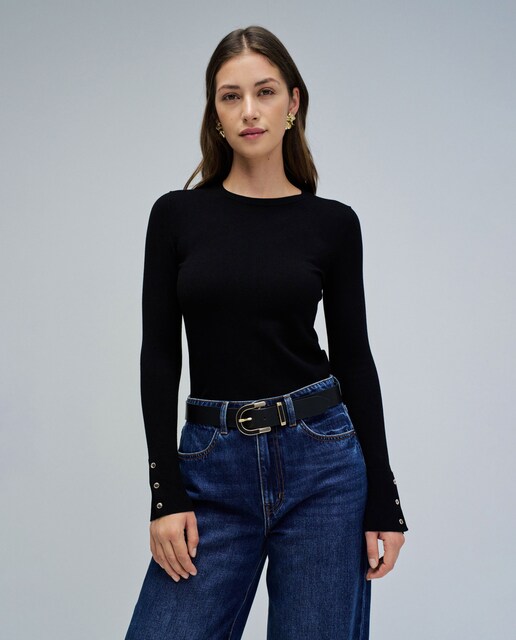 Imagen 0 de Jersey de mujer de punto básico